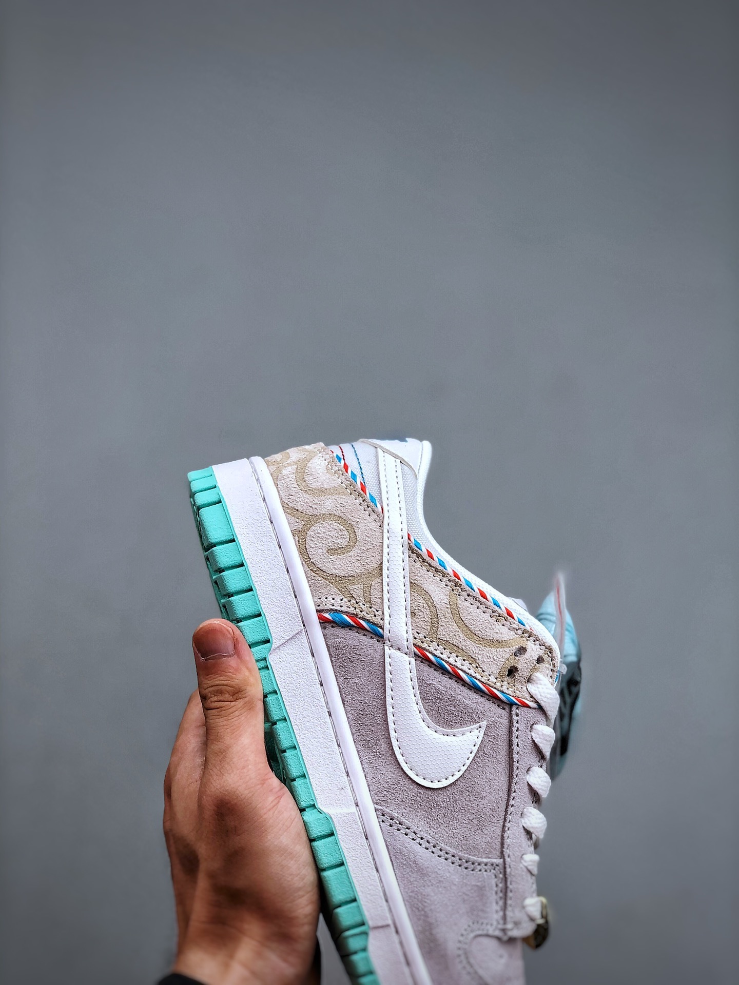 Nike SB Dunk low barber shop grey