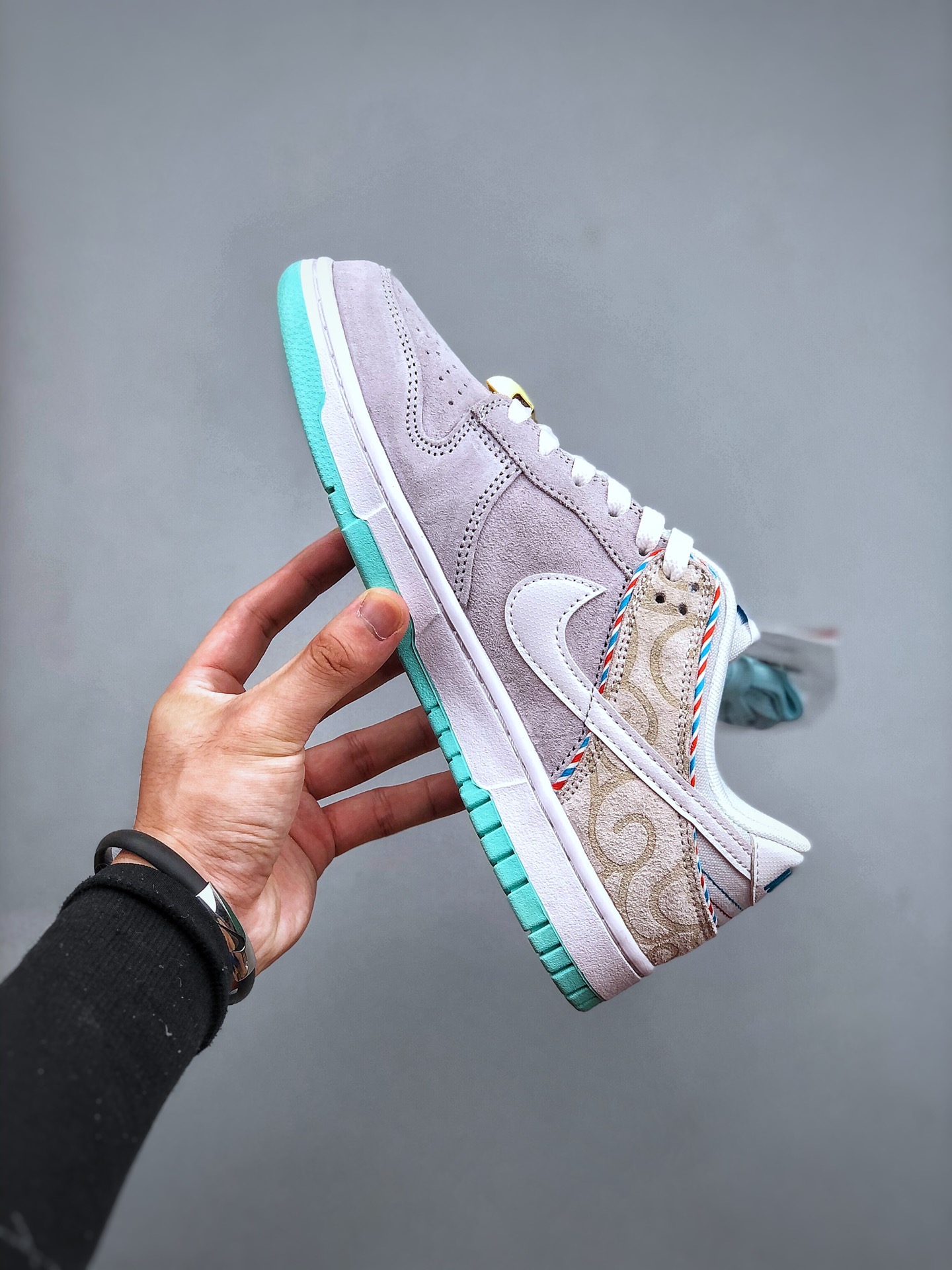 Nike SB Dunk low barber shop grey