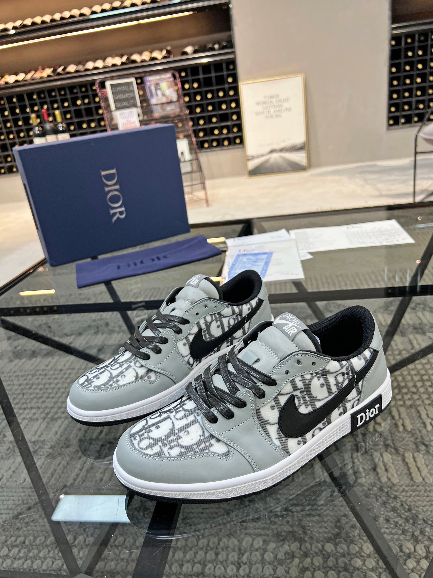 Men D*ior Top Sneaker