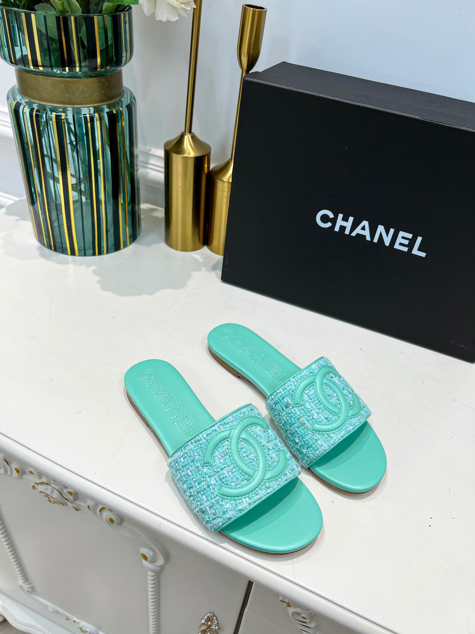 Women C*hanel Top Sandals