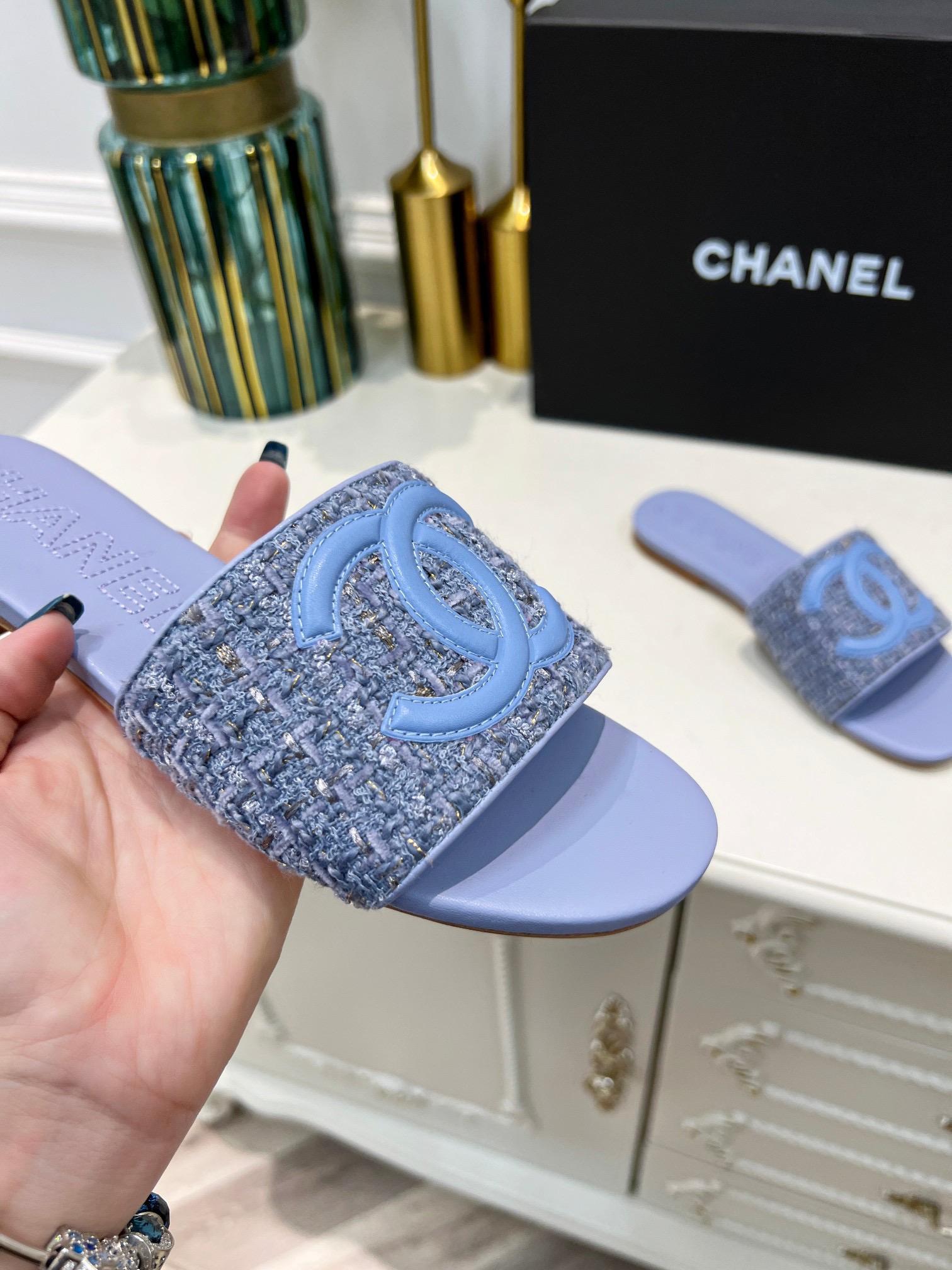 Women C*hanel Top Sandals