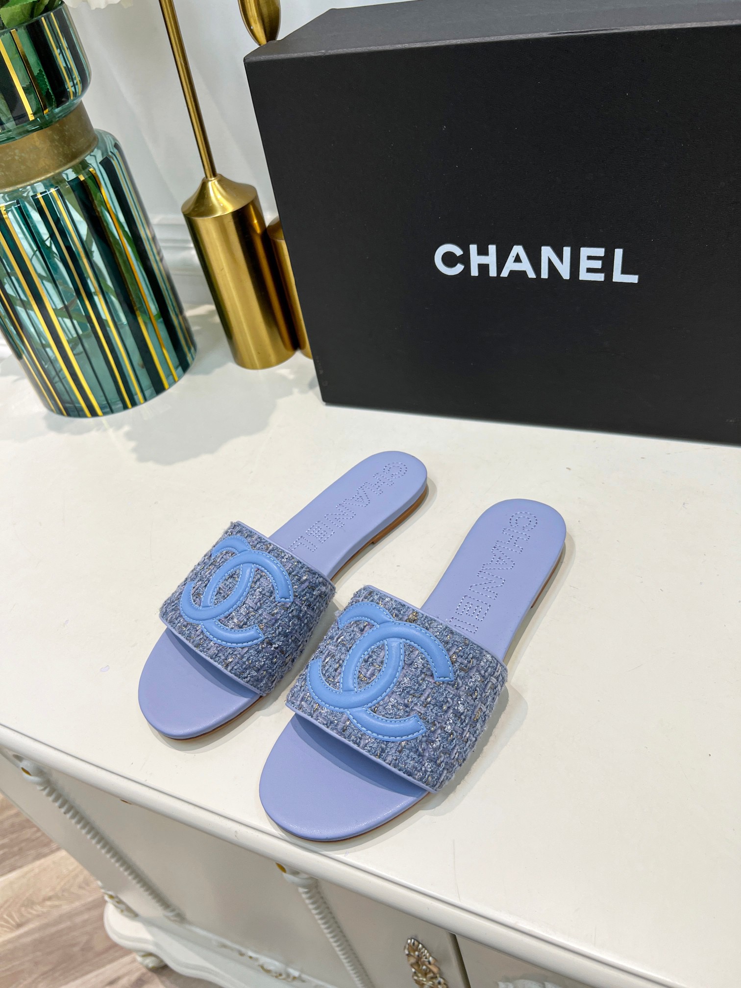 Women C*hanel Top Sandals