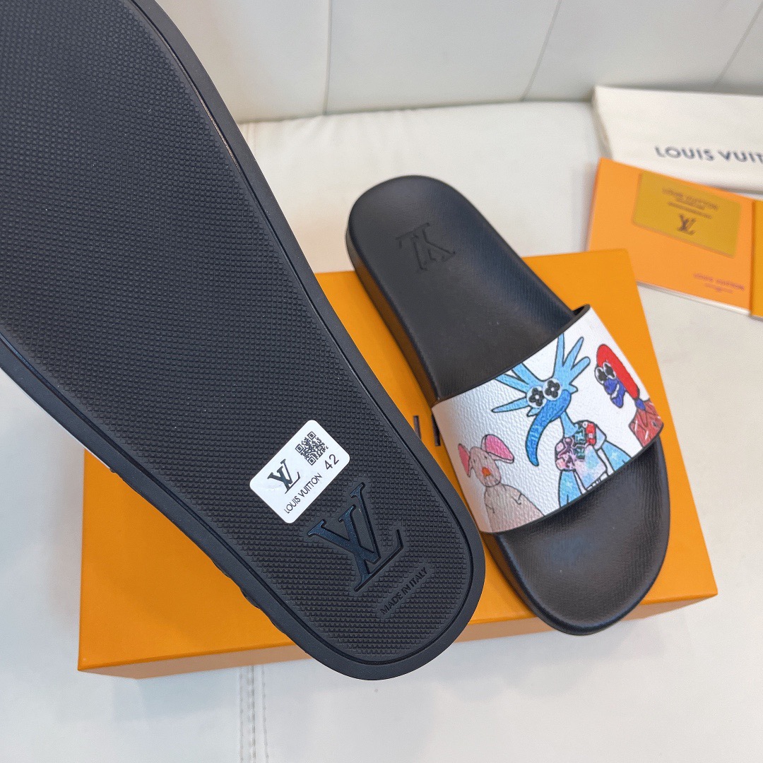 Men Women L*ouis V*uitton Top Slippers