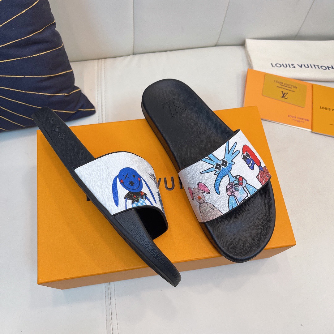 Men Women L*ouis V*uitton Top Slippers