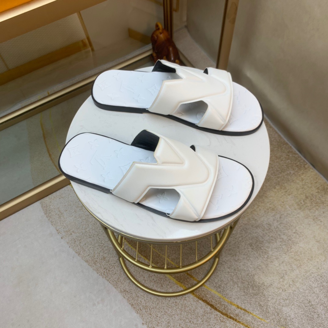 Men L*ouis V*uitton Top Slippers