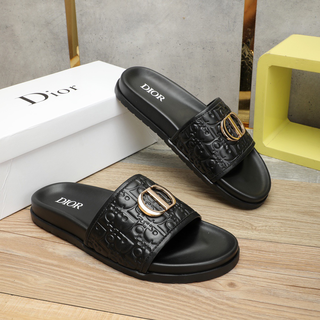 Men D*ior Top Quality slippers