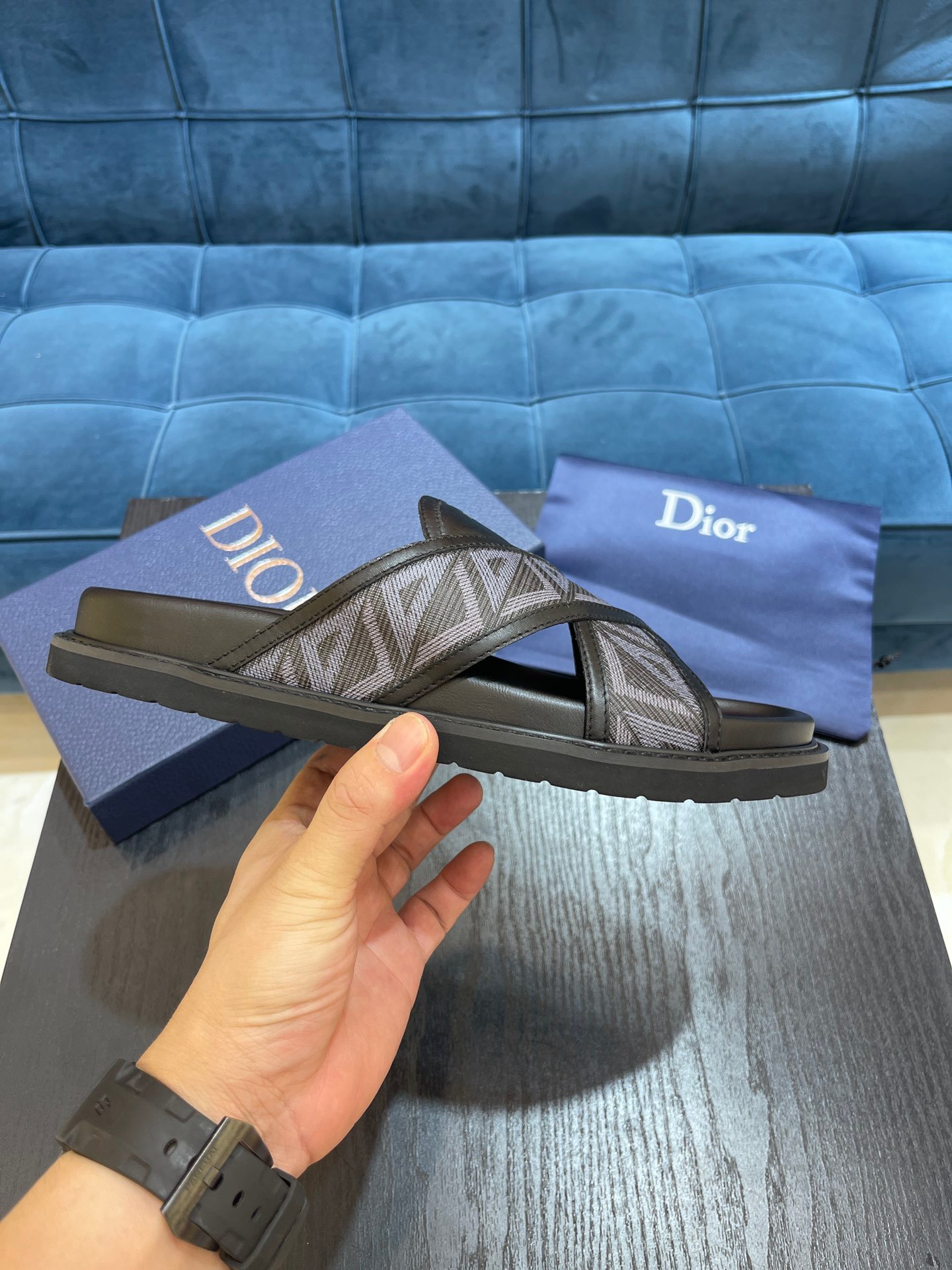Men D*ior Top Quality slippers