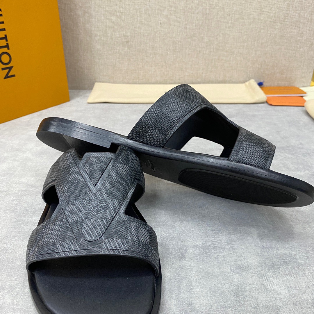 Men L*ouis V*uitton Top Slippers