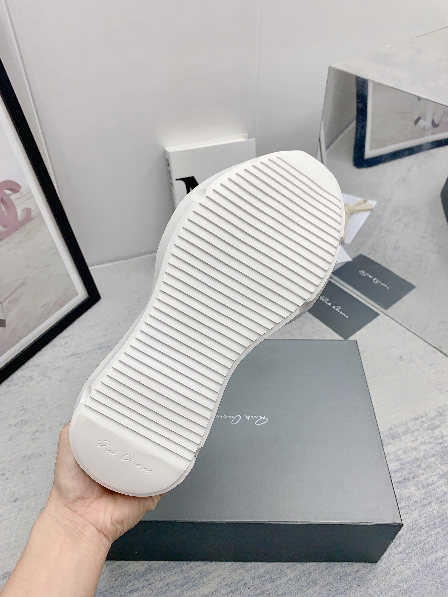 Men Women R*ick O*wens Top Sneaker