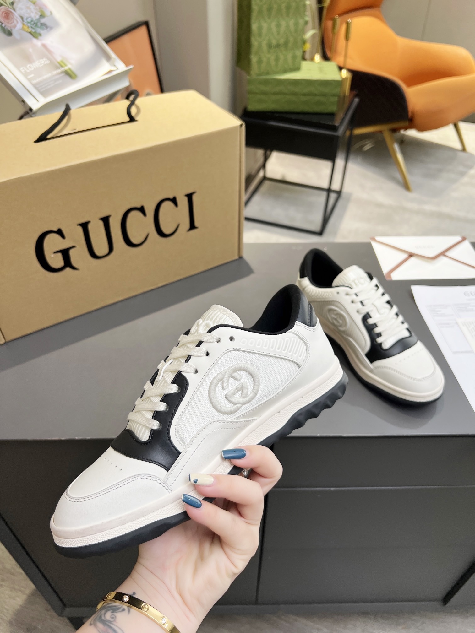 Men Women G*ucci Top Sneaker