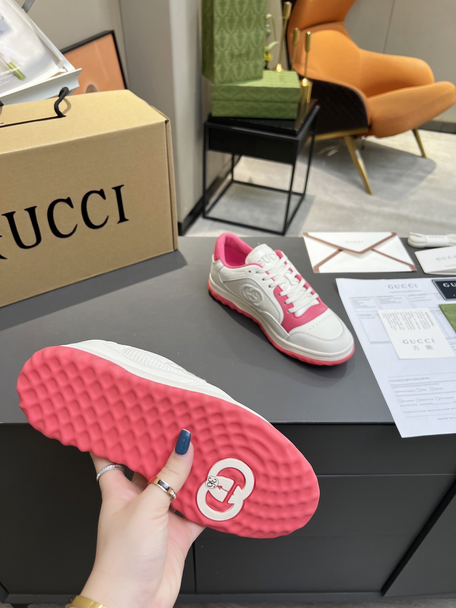 Men Women G*ucci Top Sneaker