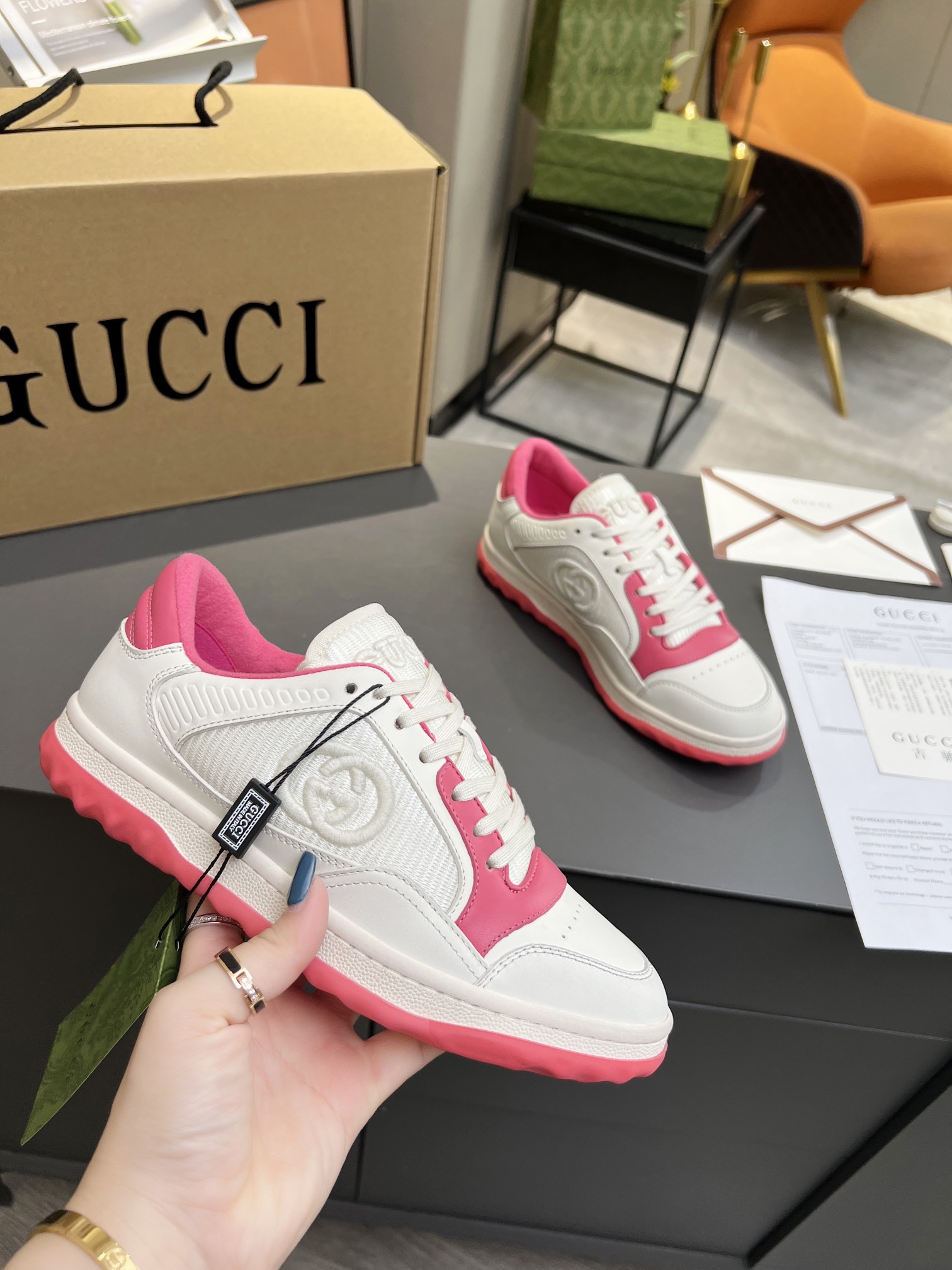 Men Women G*ucci Top Sneaker