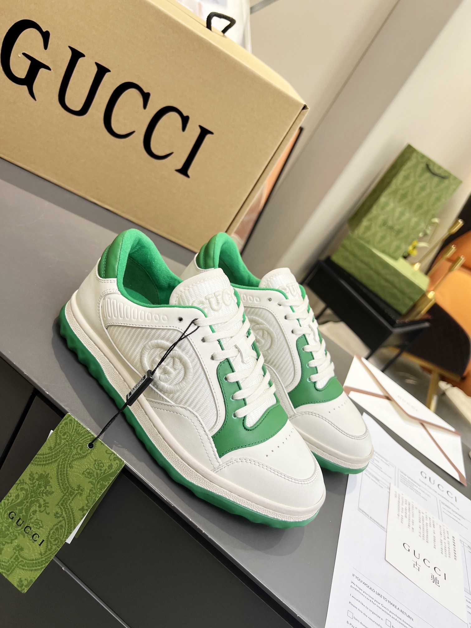 Men Women G*ucci Top Sneaker