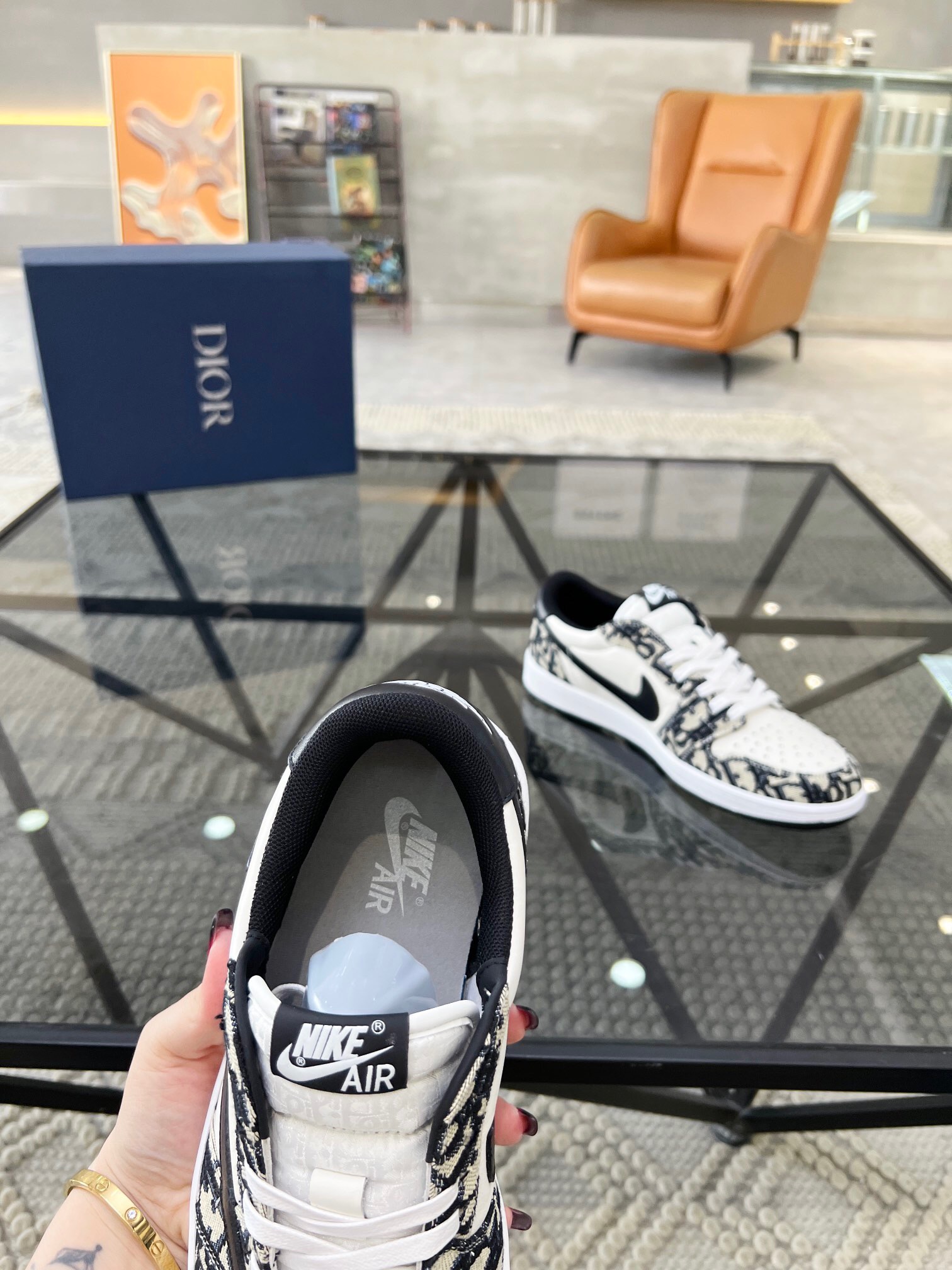 Men D*ior Top Sneakers