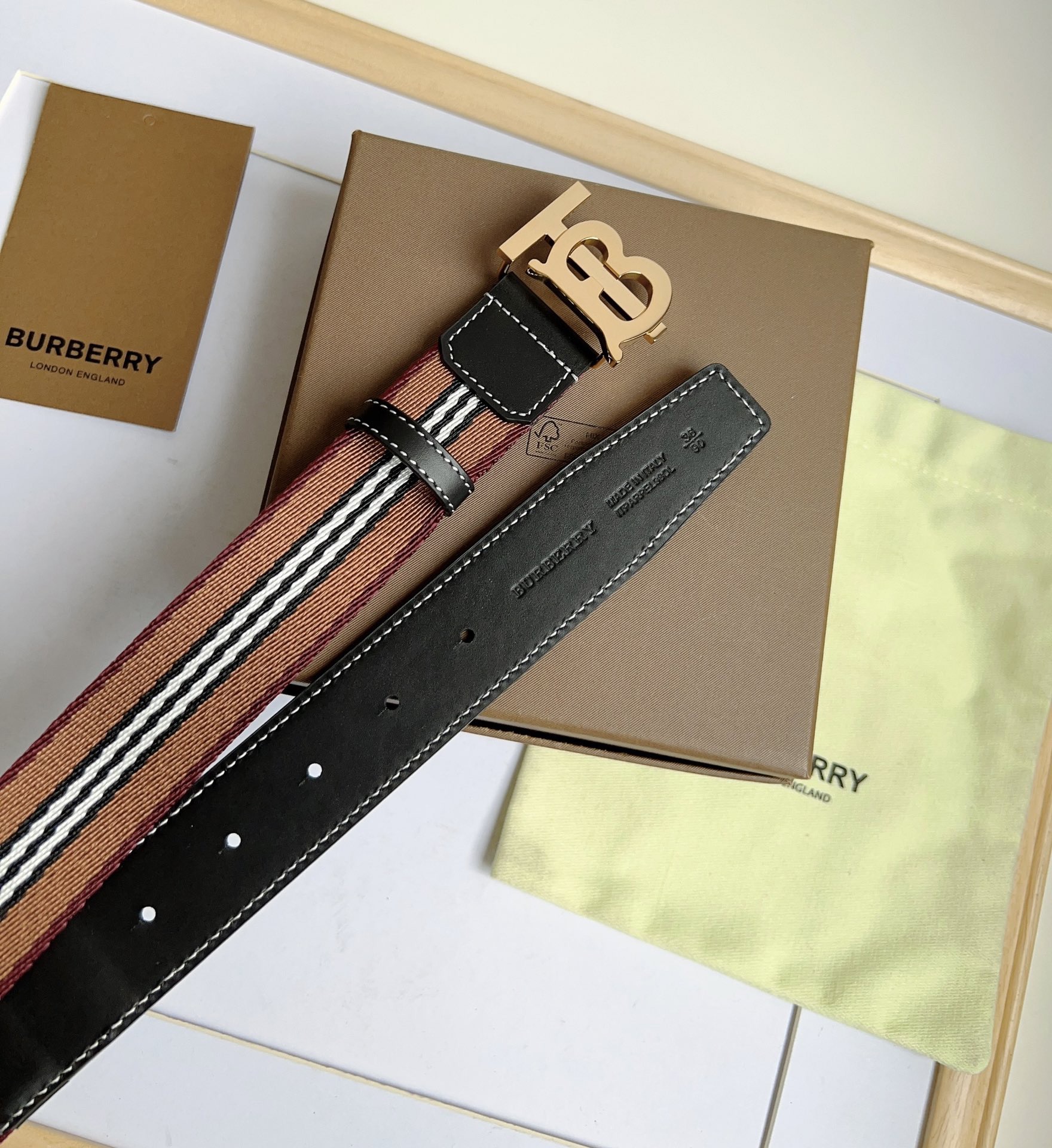 B.urberrry Belts Top Quality 35MM