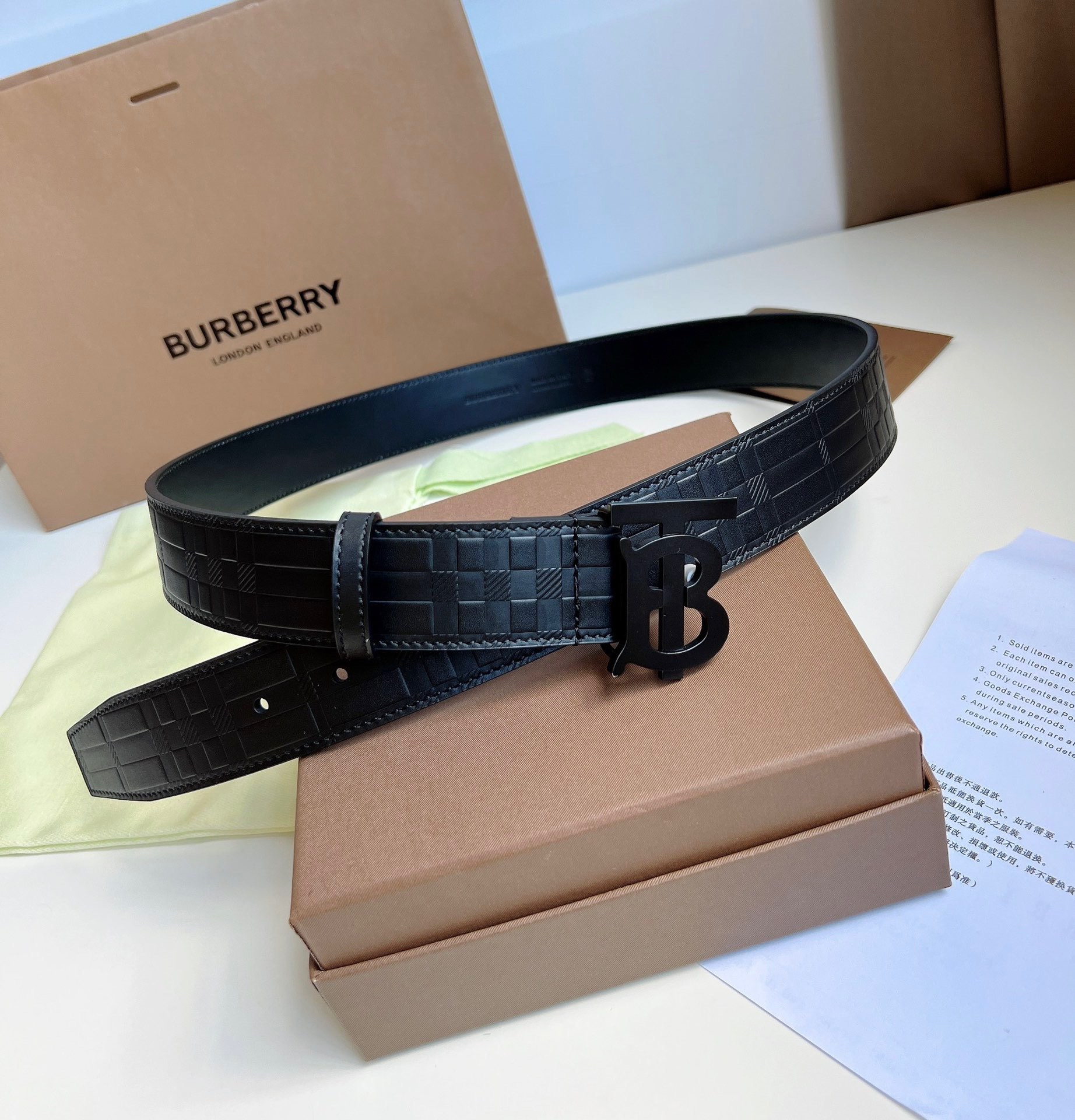 B.urberrry Belts Top Quality 35MM