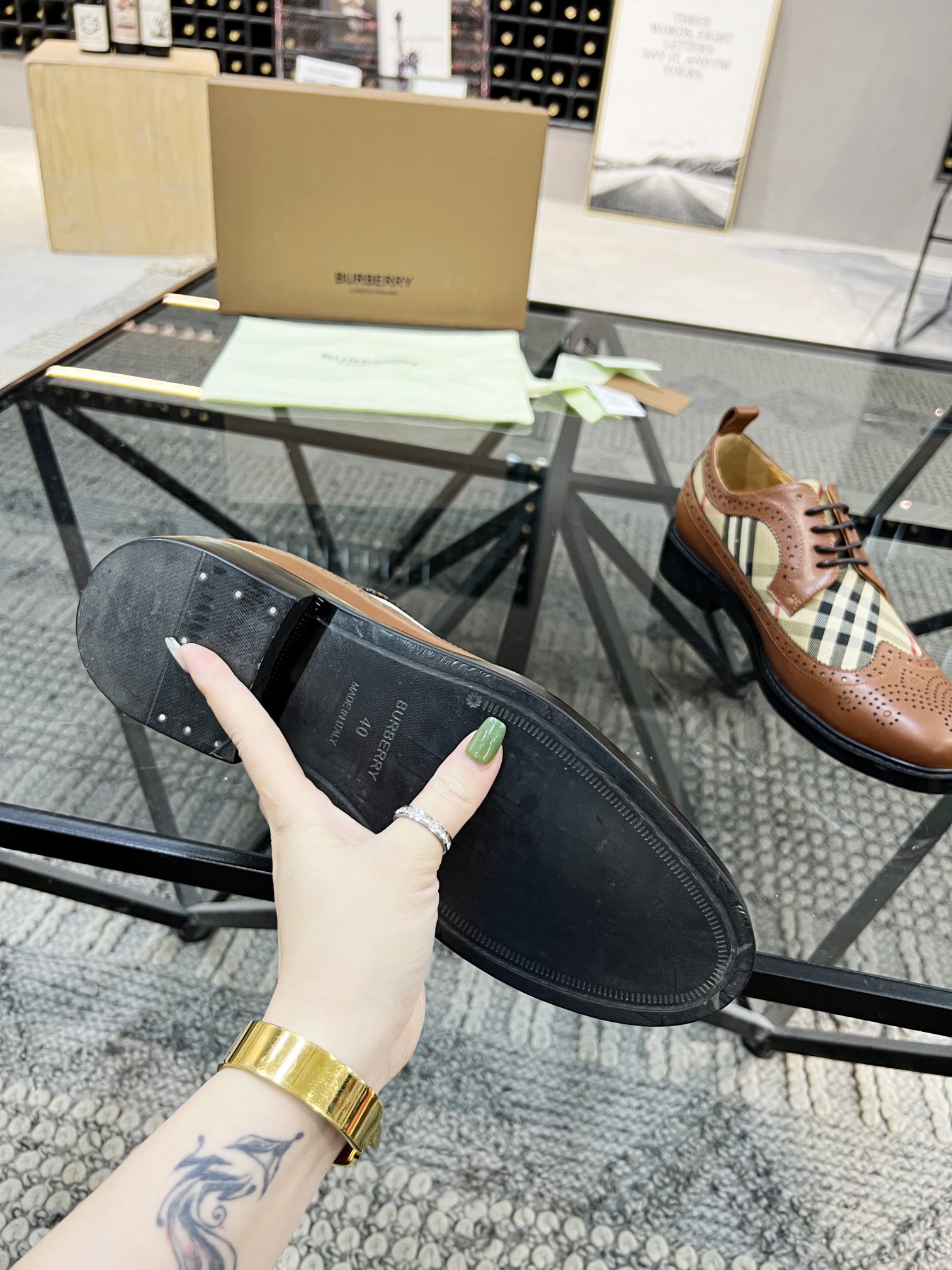 Men B*urberry Top Sneaker Maikesneakers