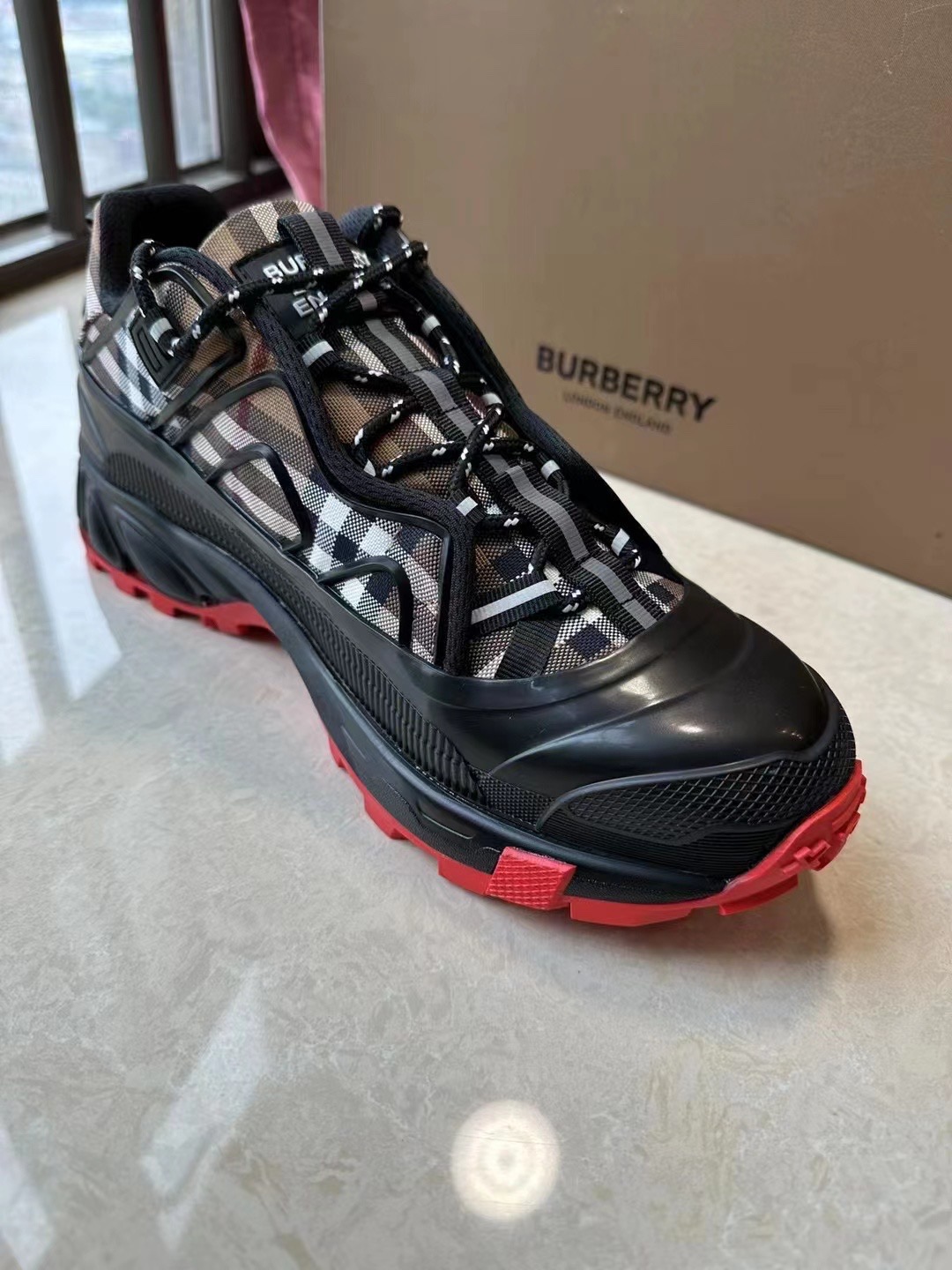 Men B*urberry Top Sneaker Maikesneakers