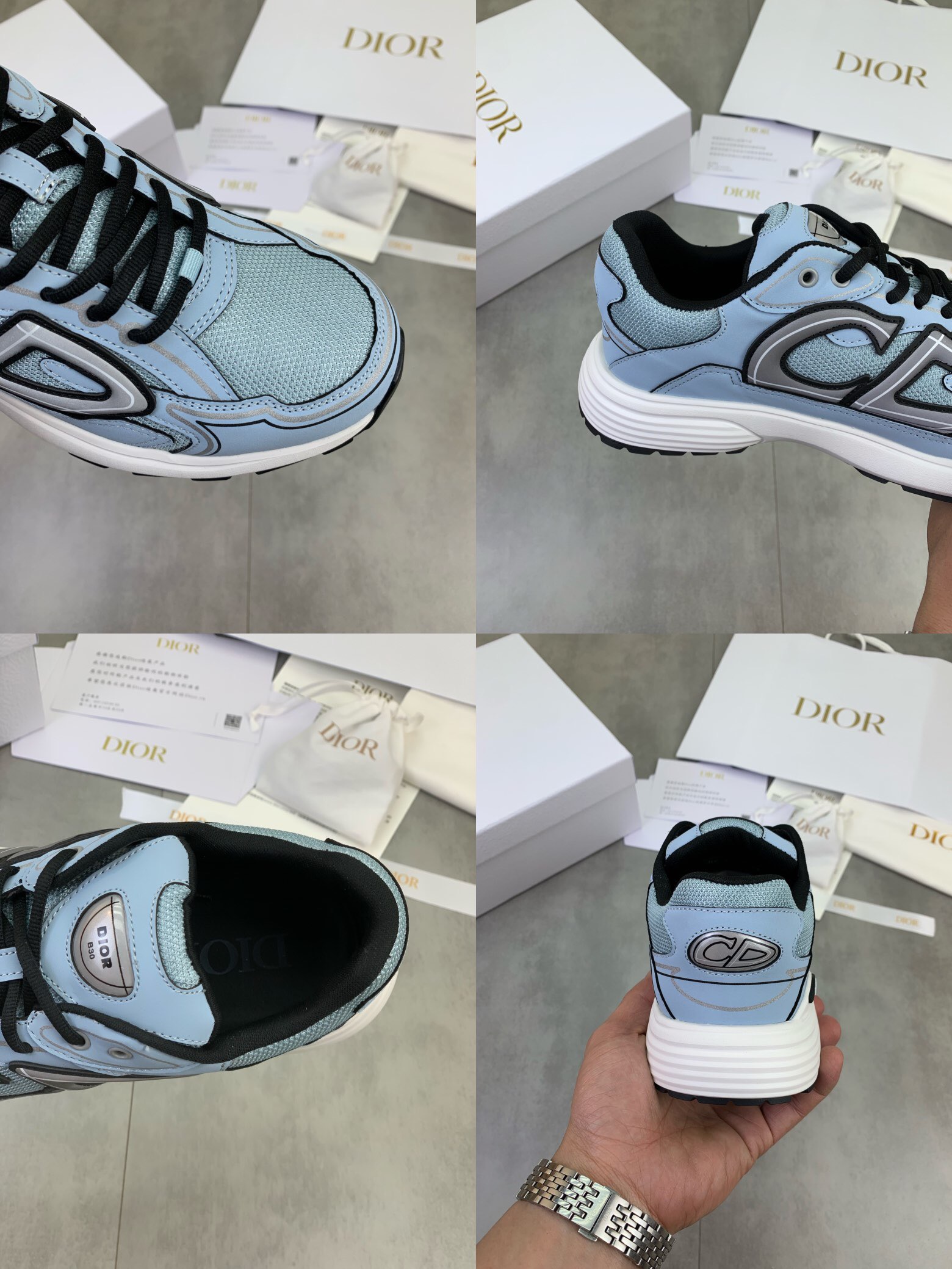 Men Women D*ior Top Sneaker