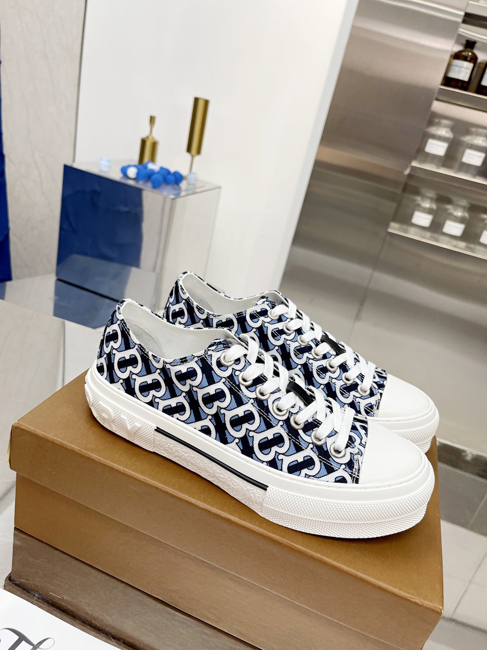 Men B*urberry Top Sneaker