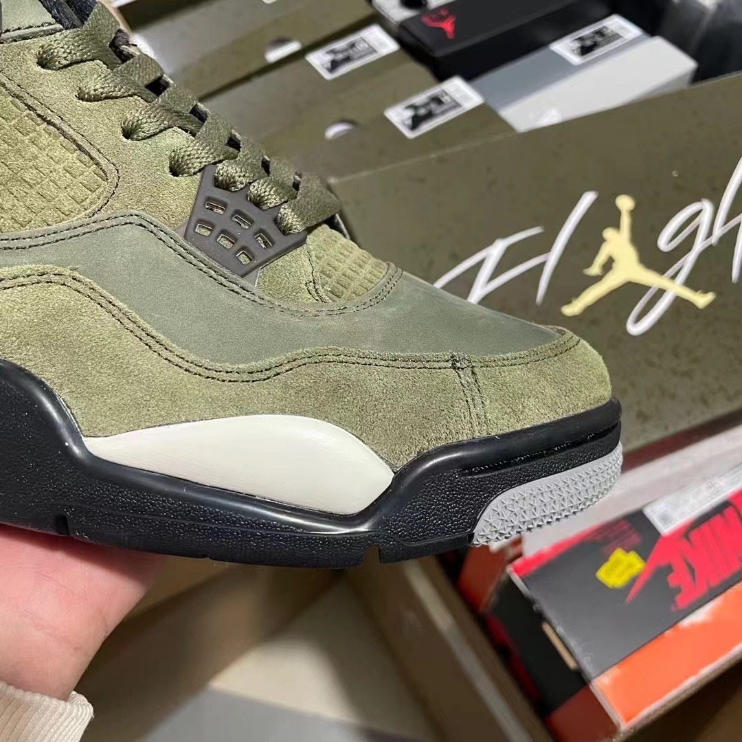 Air Jordan 4 Retro Olive Canvas Nike Air Jordan 4 aj4