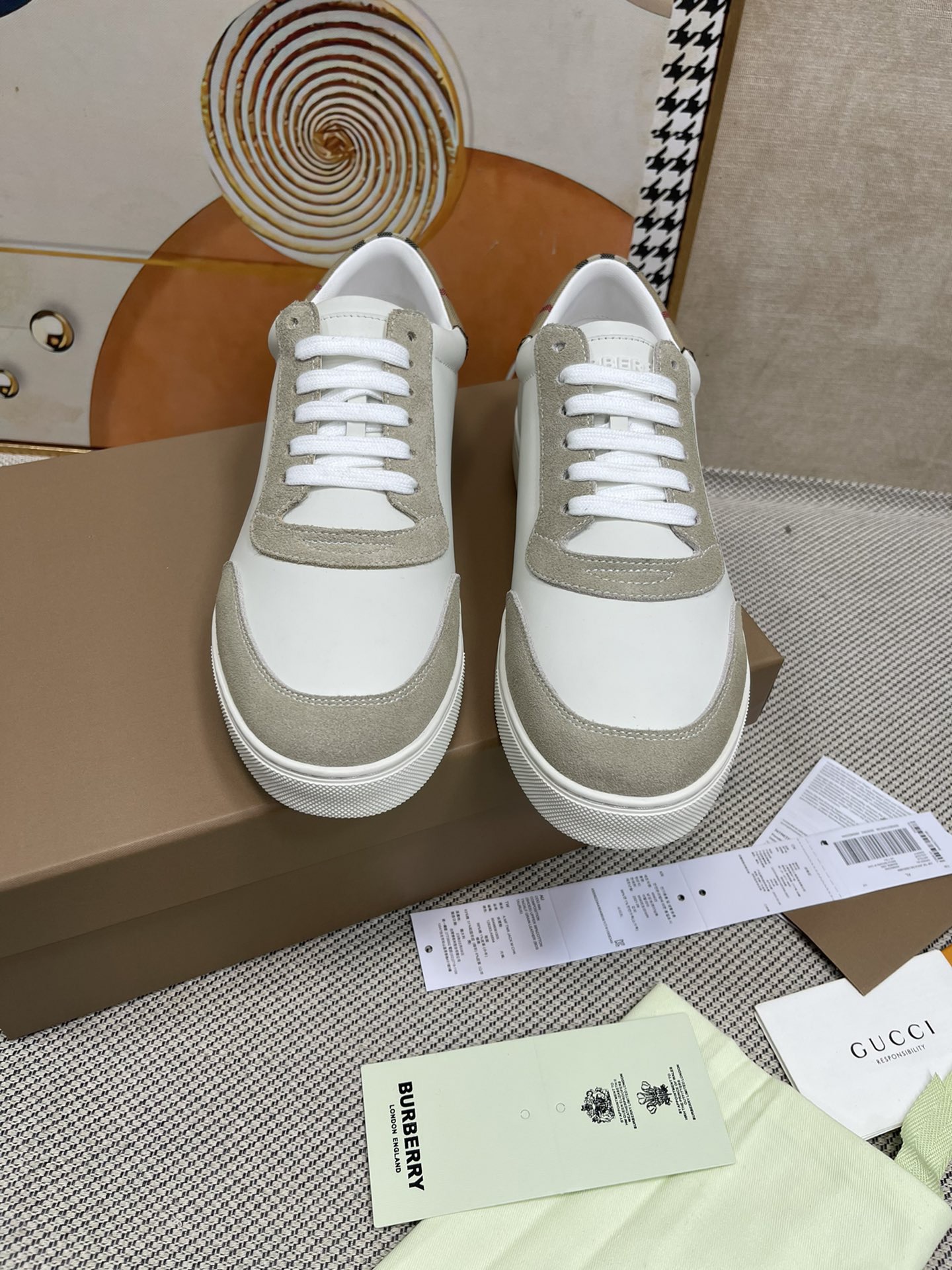 Men B*urberry Top Sneaker