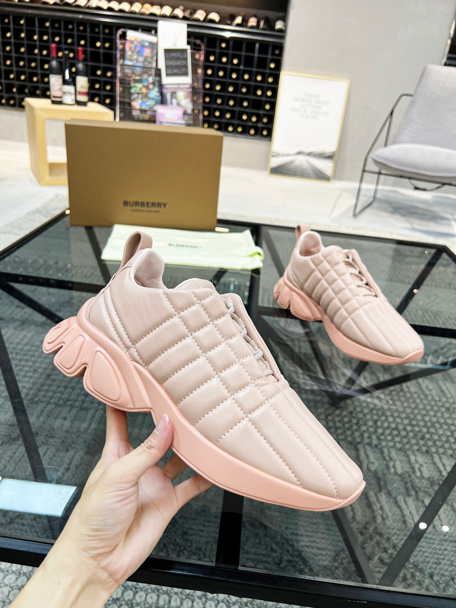 Men B*urberry Top Sneaker