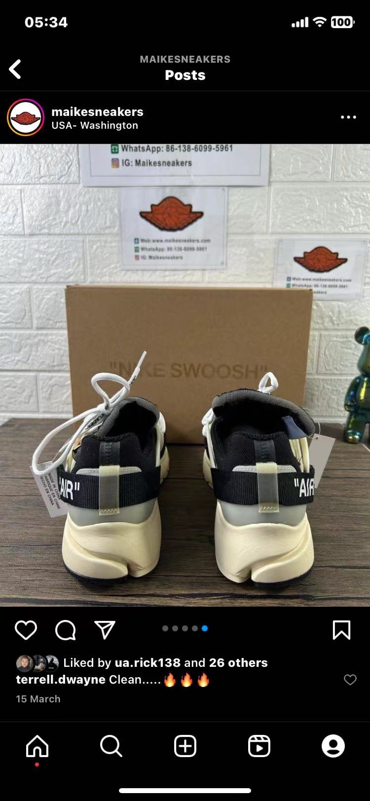 from Off White Nike Air Presto 2.0