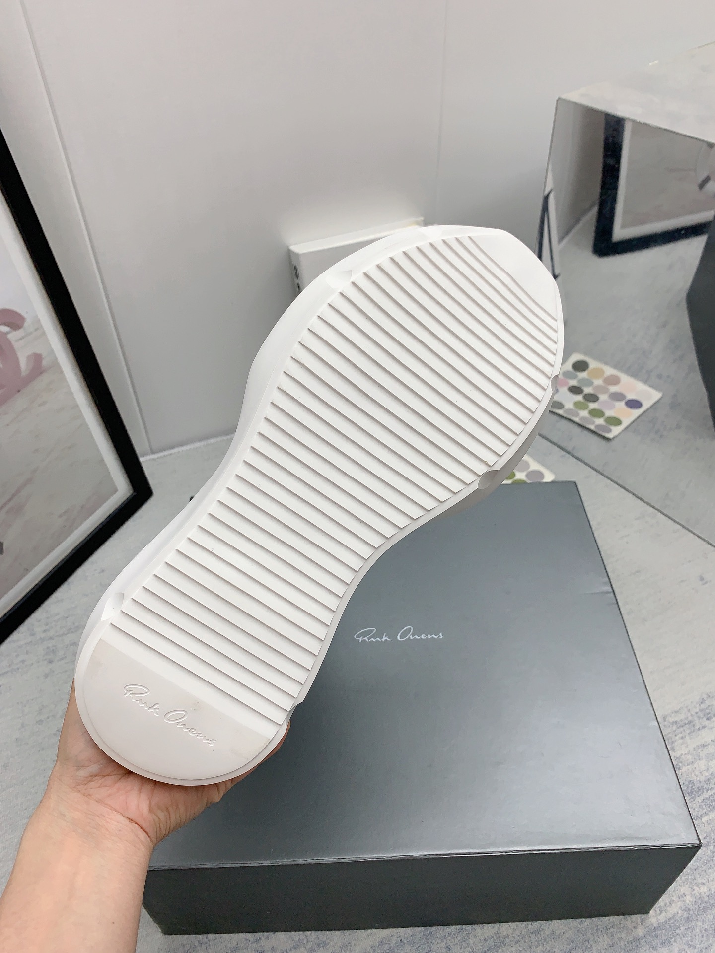 Men Women R*ick O*wens Top Sneaker