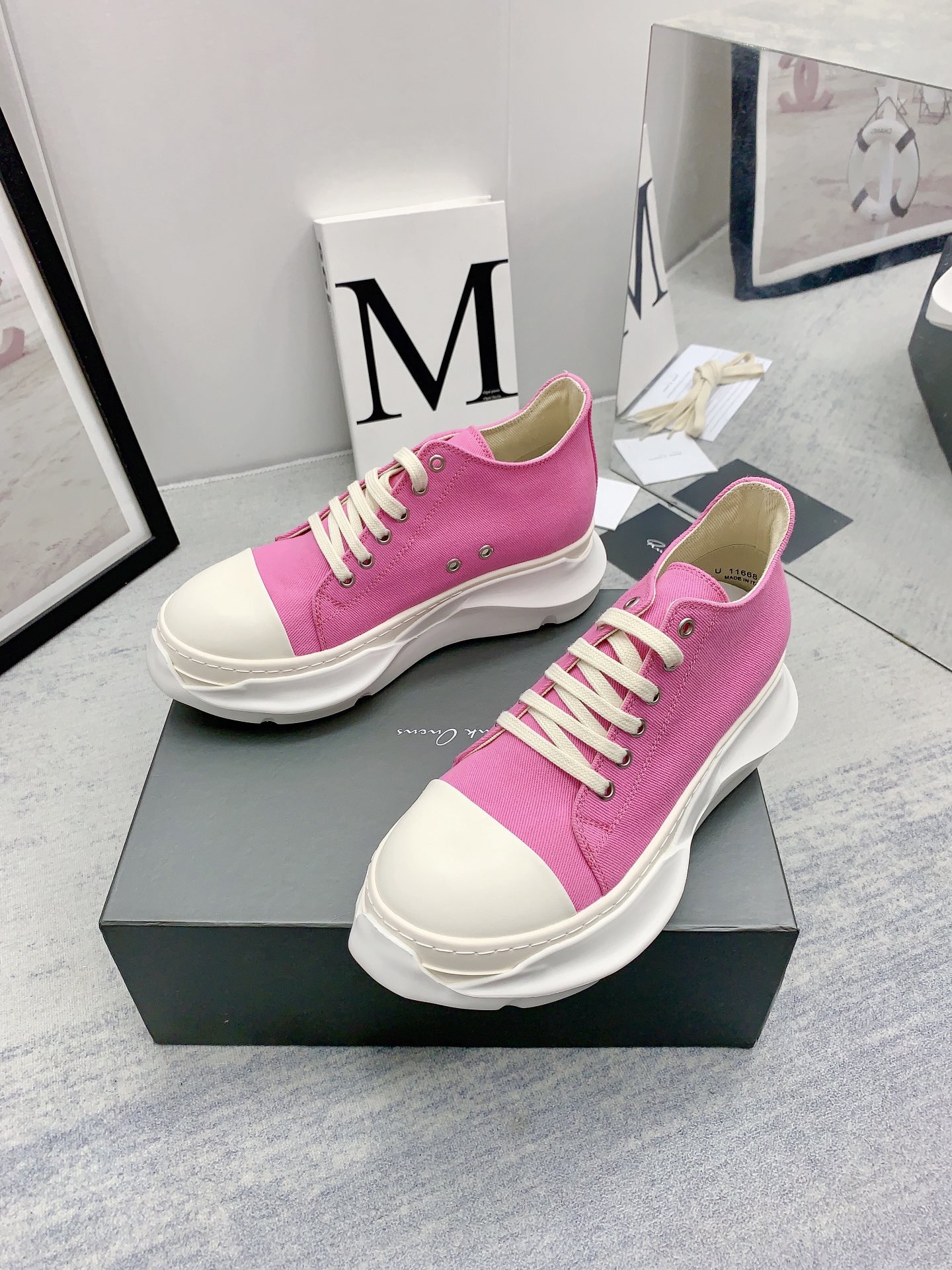 Men Women R*ick O*wens Top Sneaker