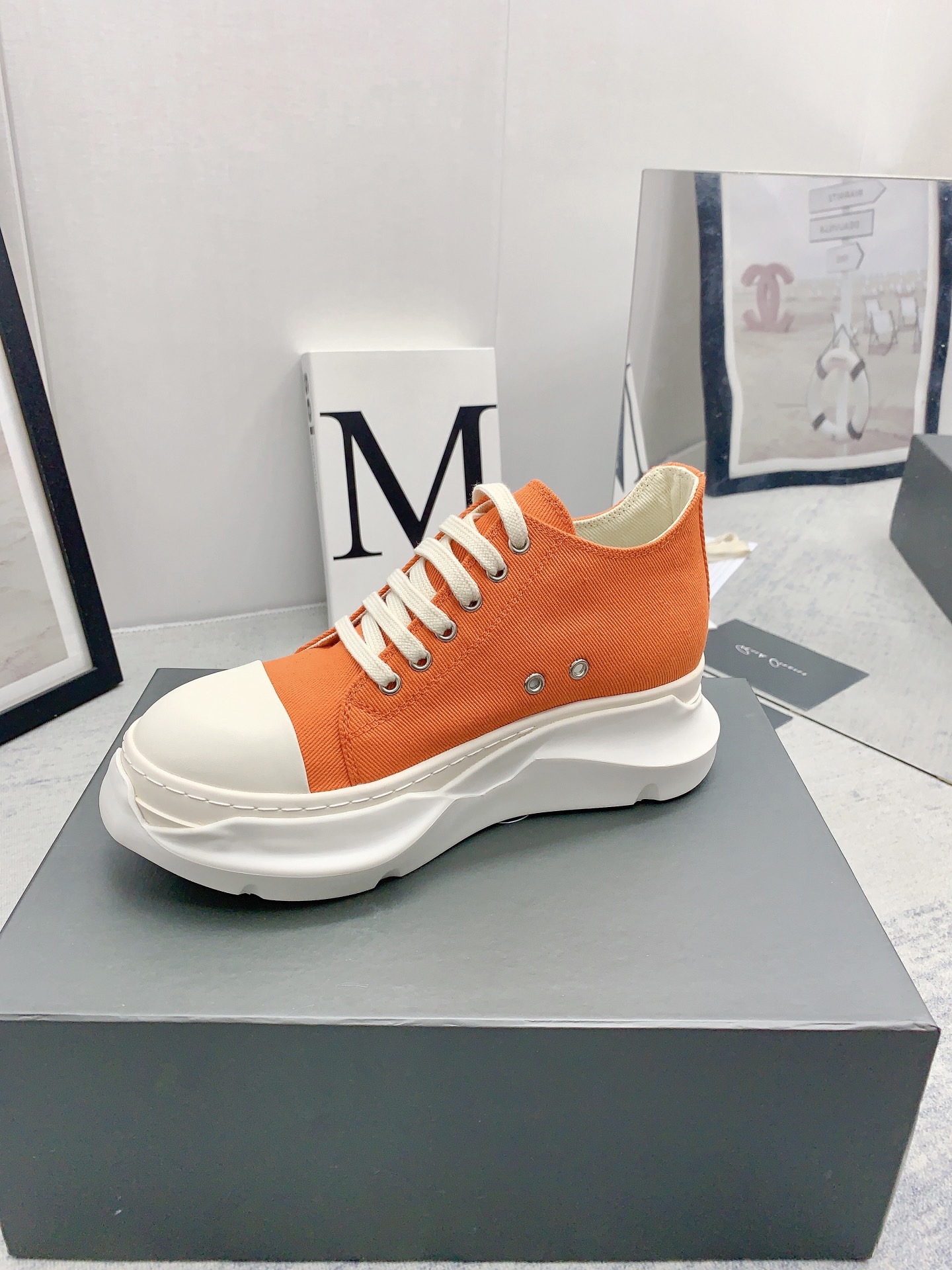 Men Women R*ick O*wens Top Sneaker