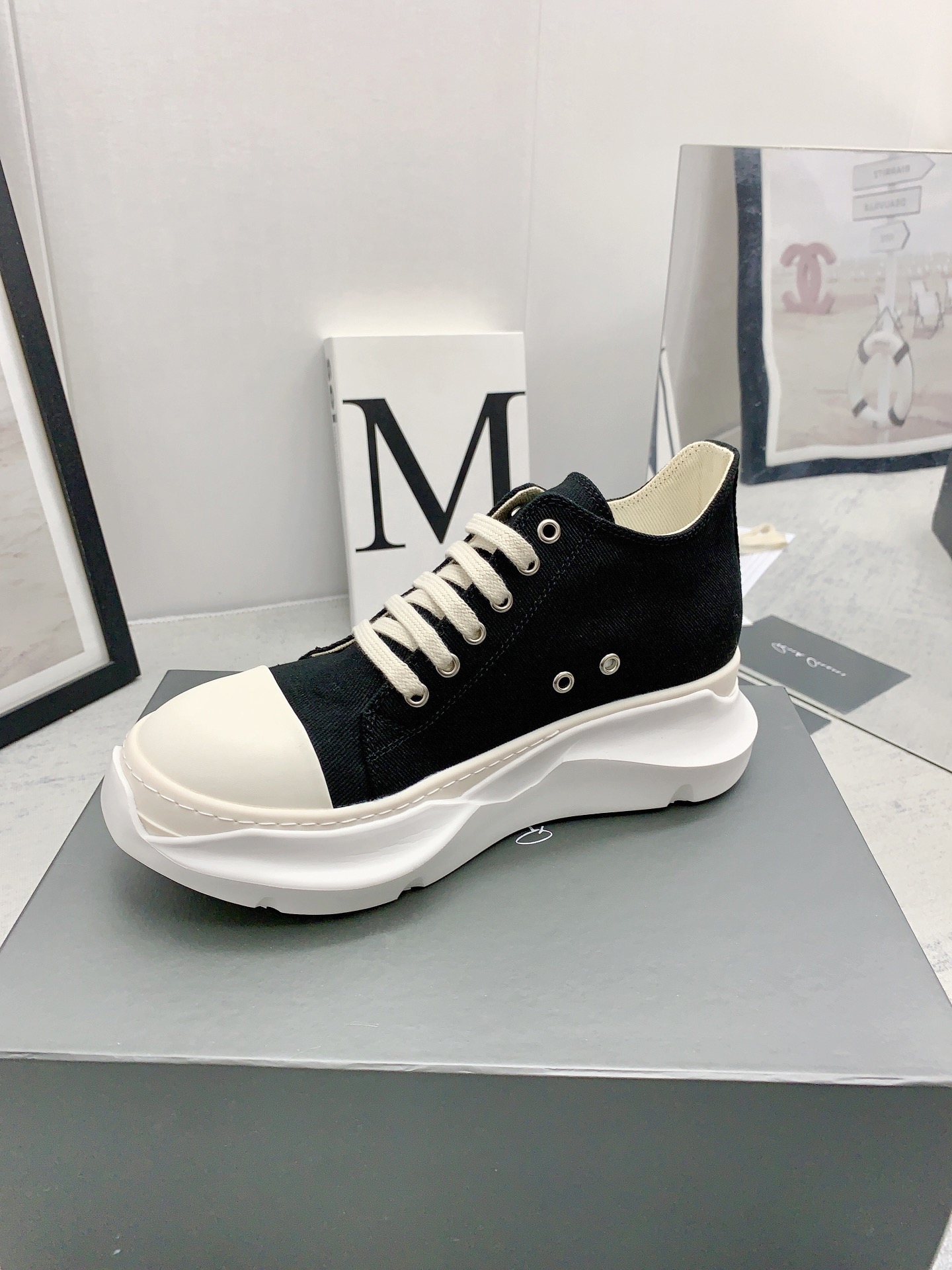 Men Women R*ick O*wens Top Sneaker