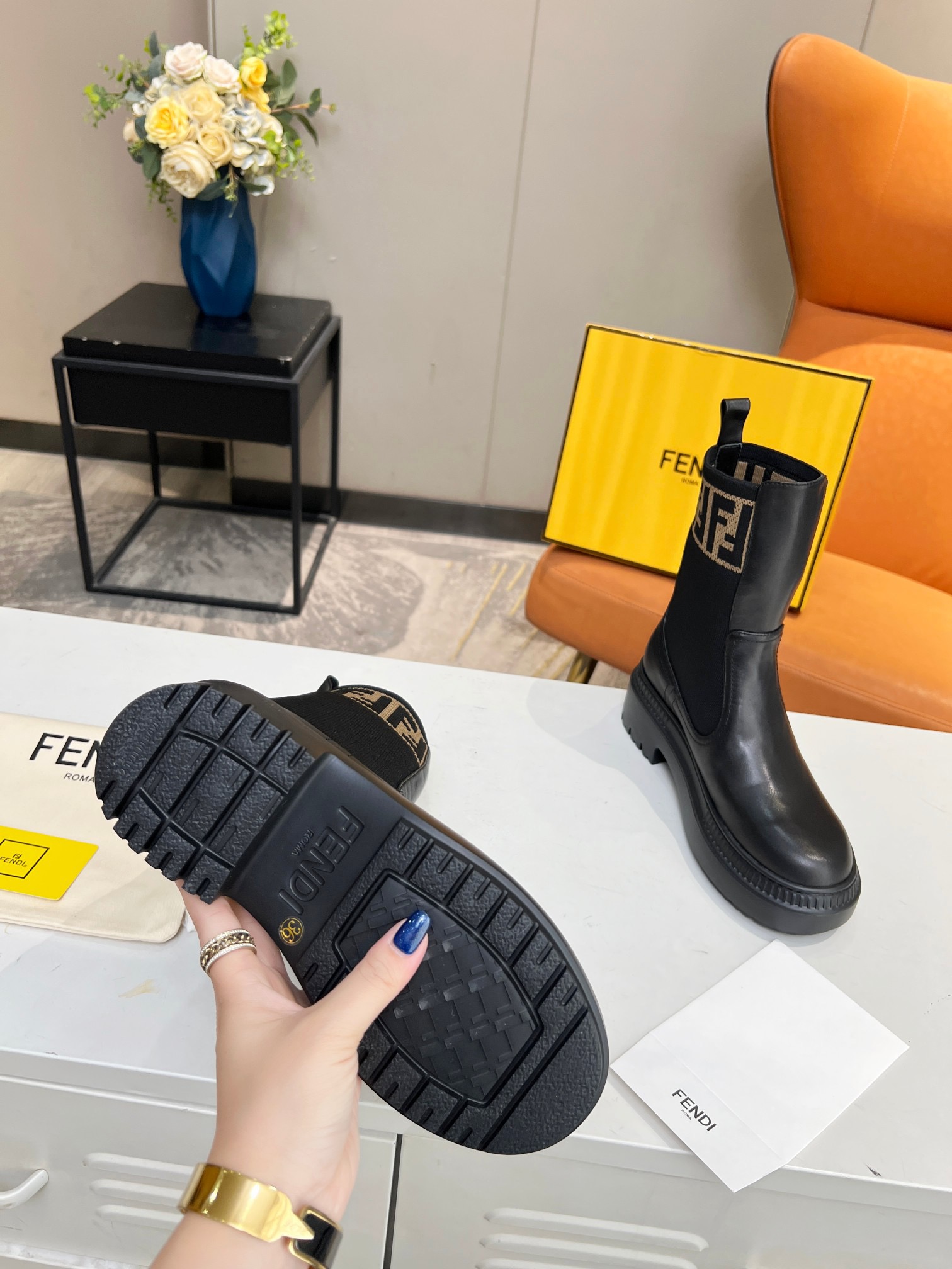 Women F*endi Top Sneaker