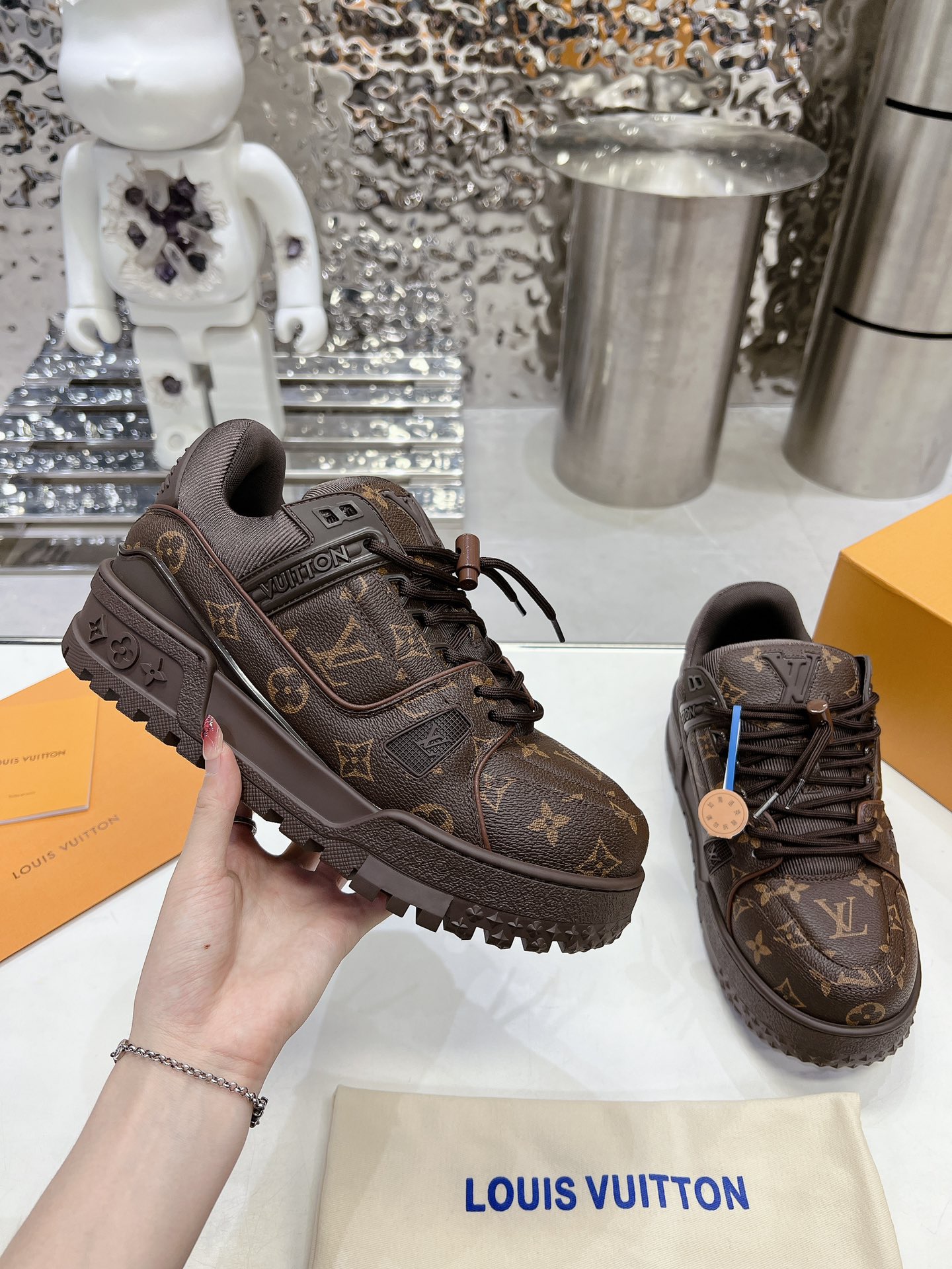 Men Women L*ouis V*uitton Top Sneaker L*V Trainer