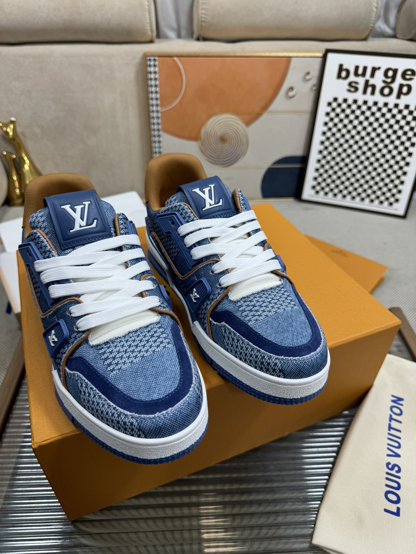 Men Women L*ouis V*uitton Top Sneaker L*V Trainer