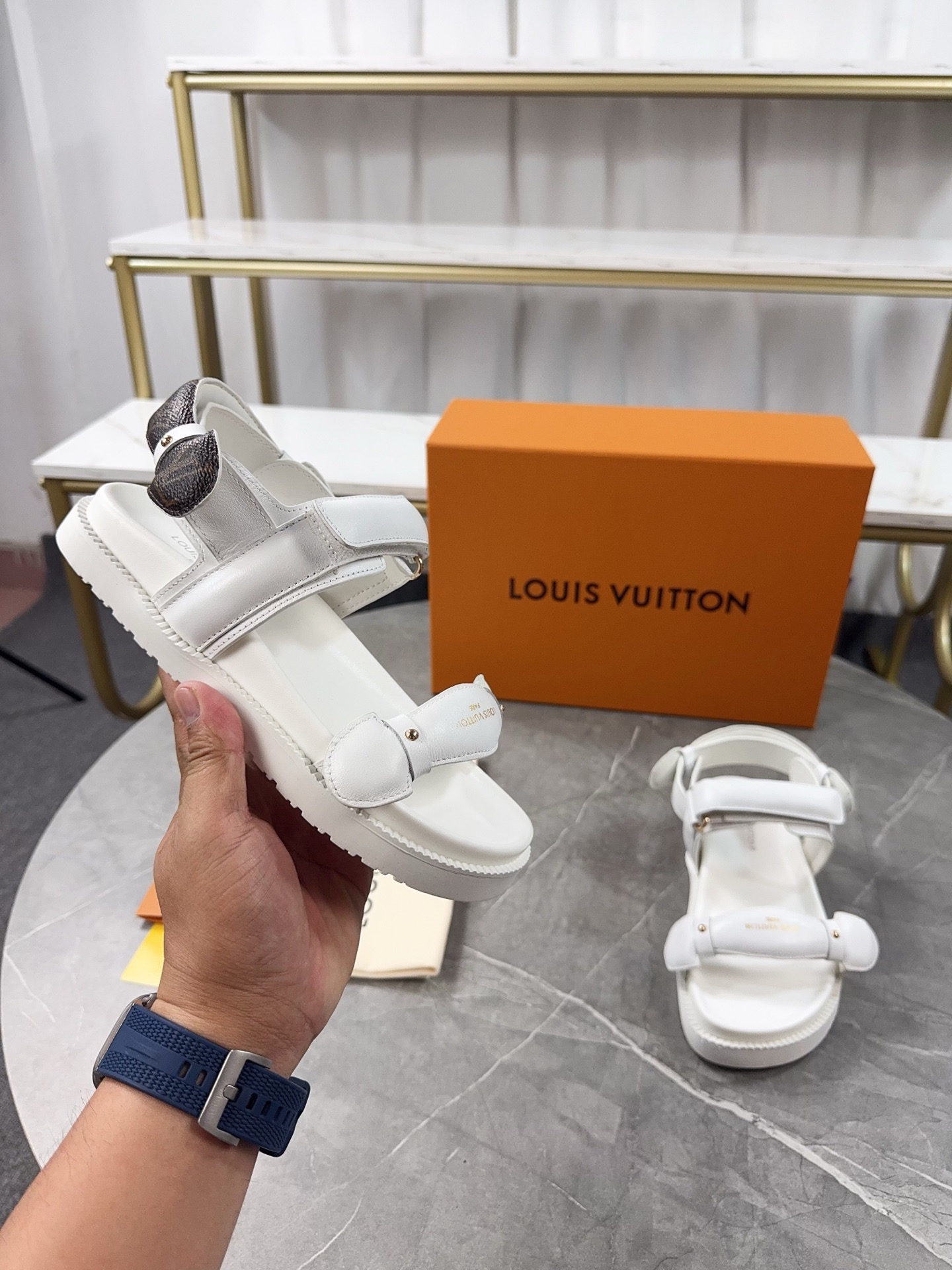 Women L*ouis V*uitton Top Sandals