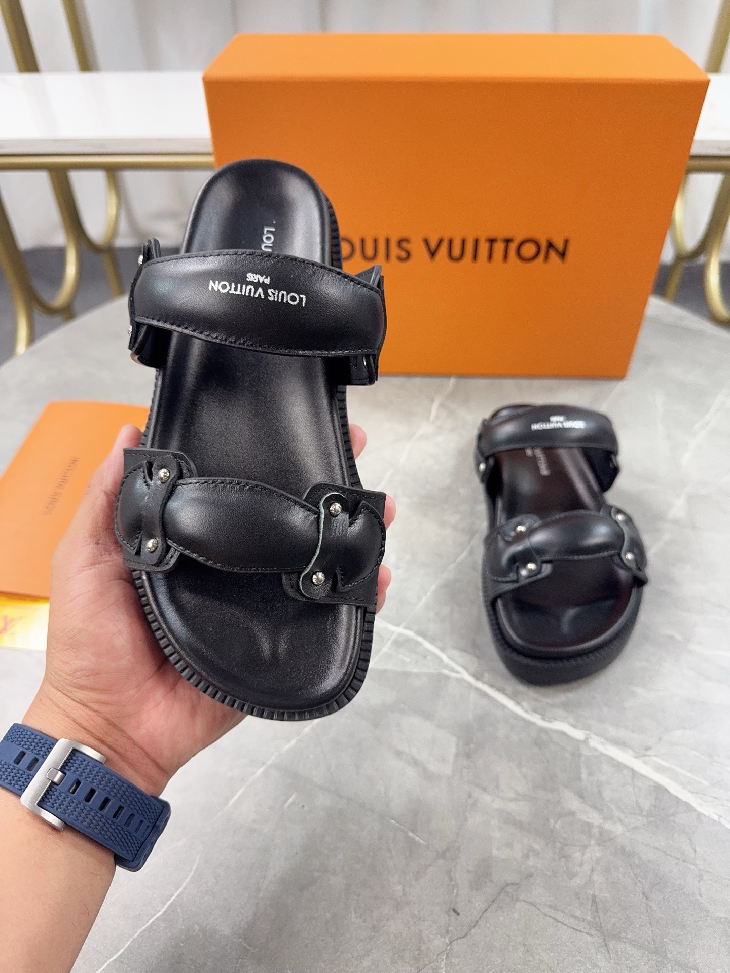 Women L*ouis V*uitton Top Sandals