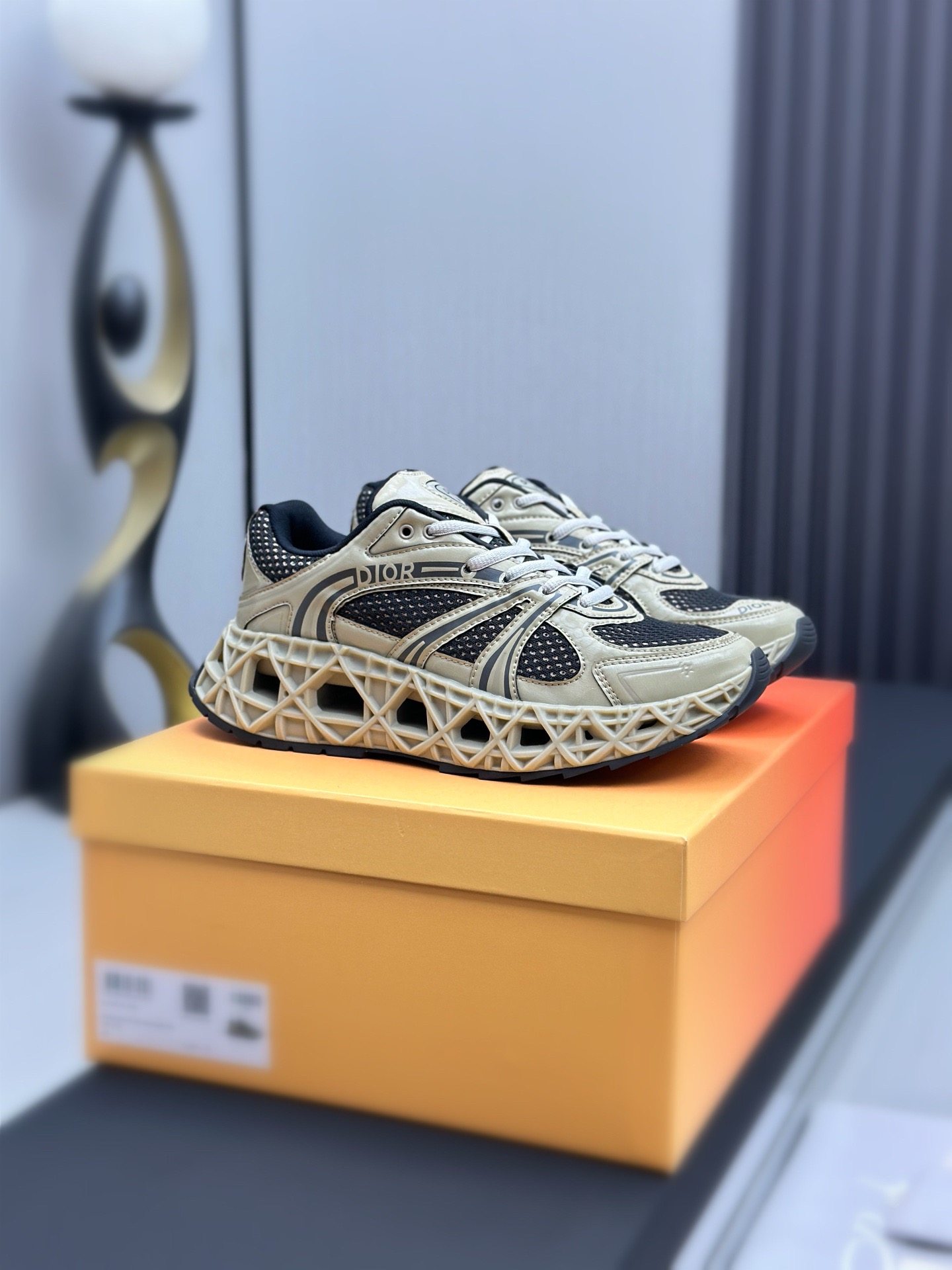 Men D*ior Top Sneaker（）