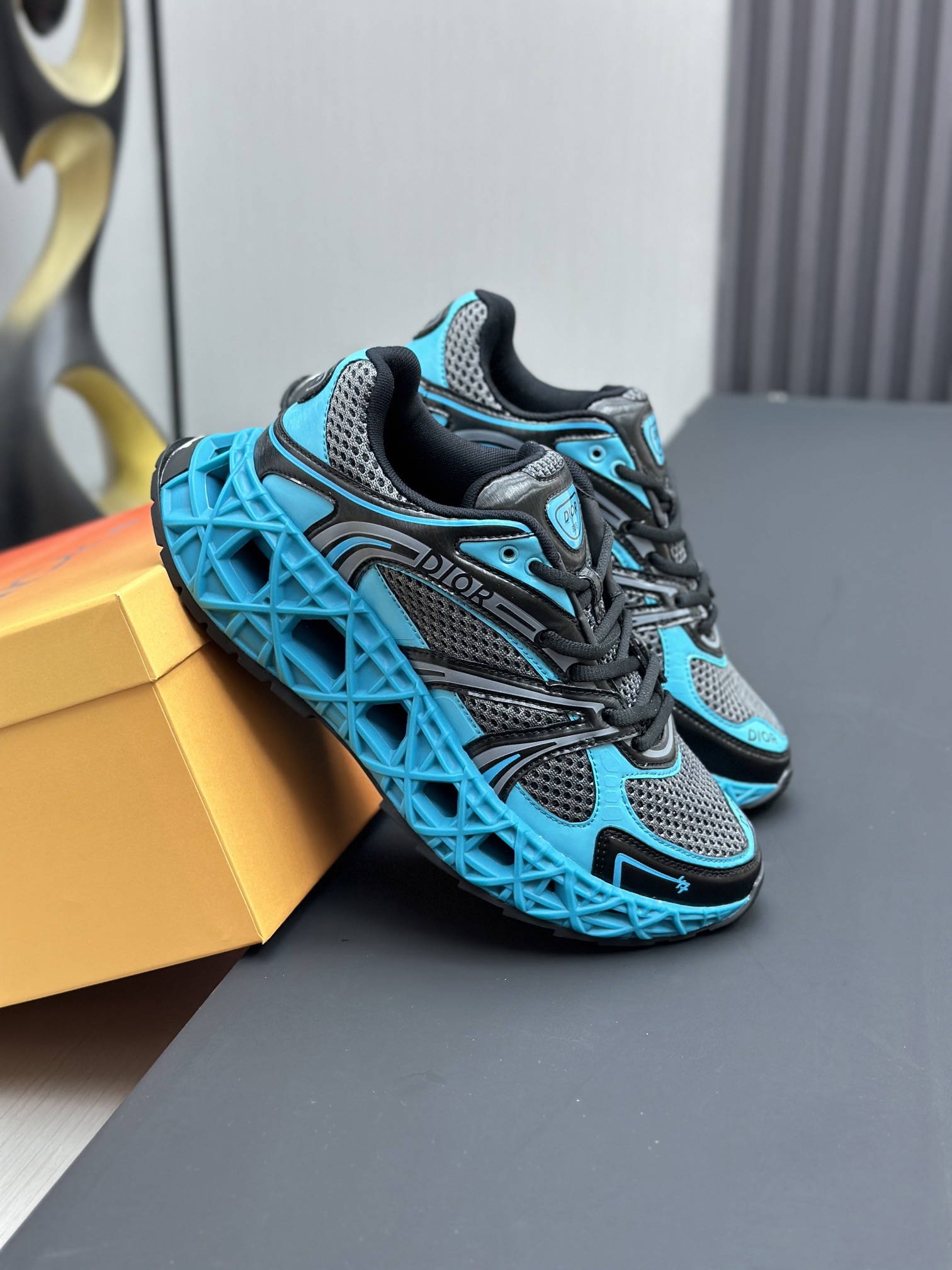 Men D*ior Top Sneaker（）