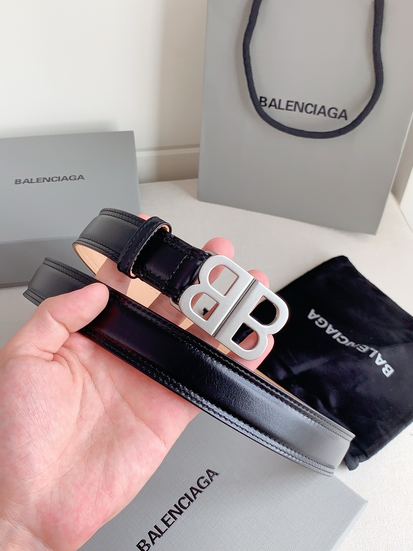 Balenciaga Belts Top Quality 30mm