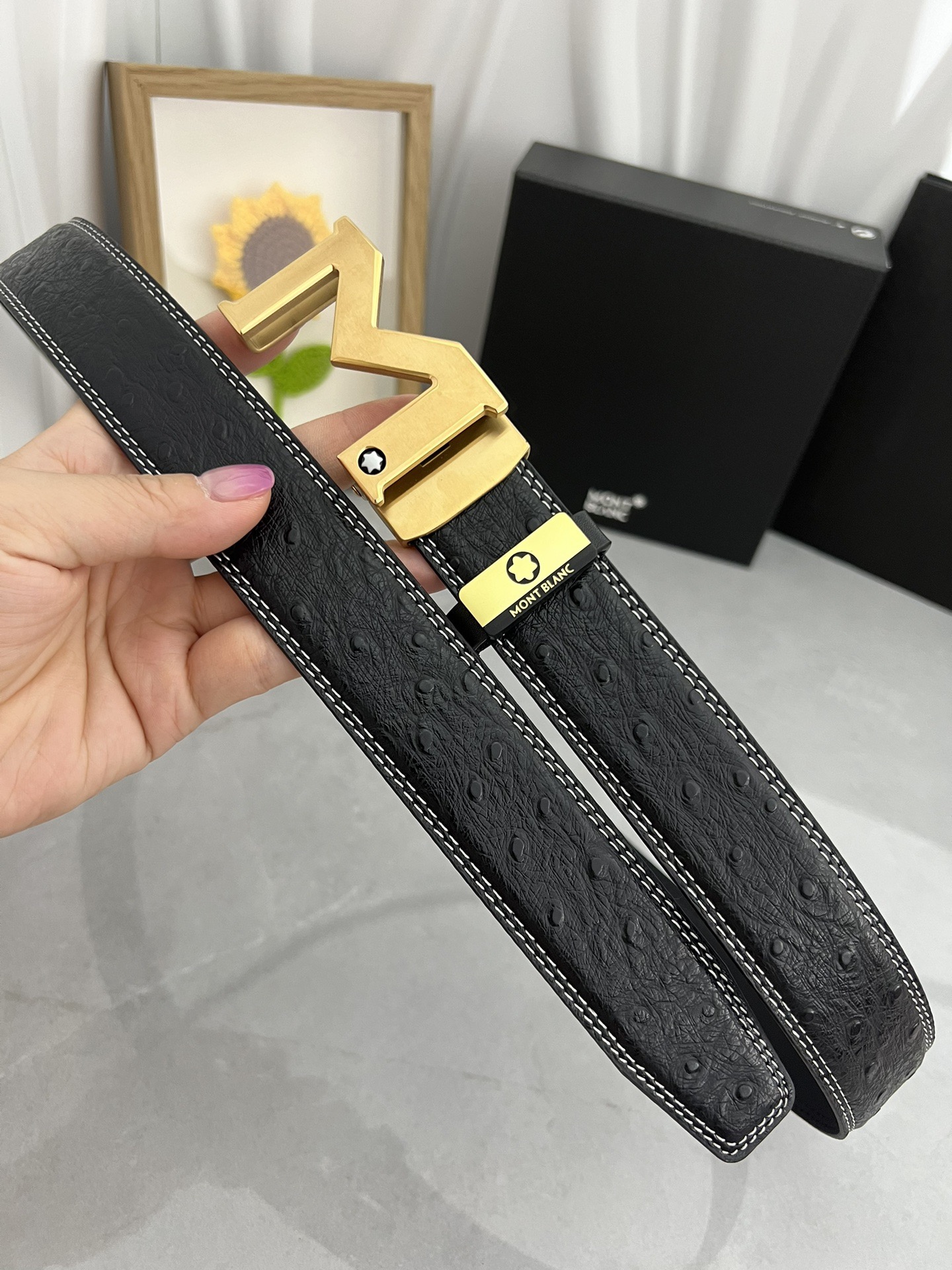 M*ontblanc Belts Top Quality