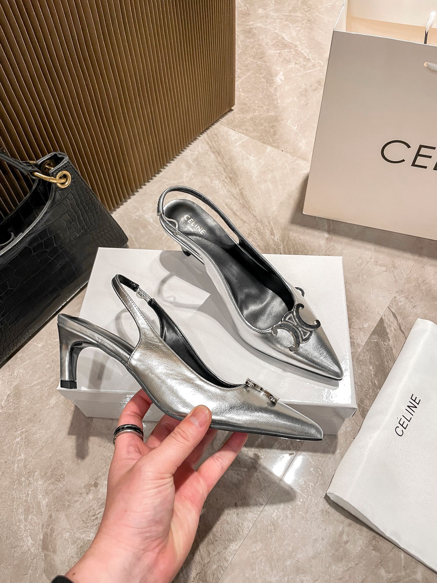 Women Top Quality C*eline shoes 5cm