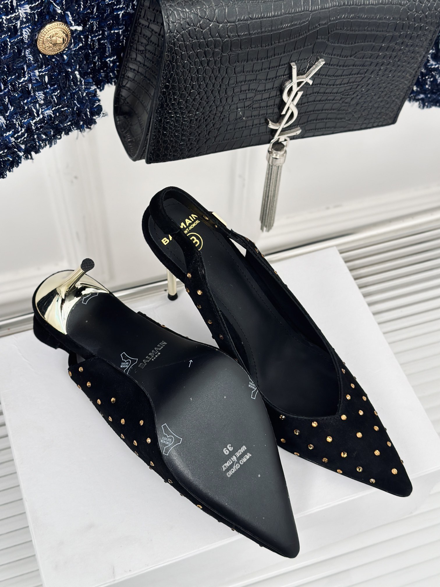 Women Top Quality B*almain shoes 10.5cm