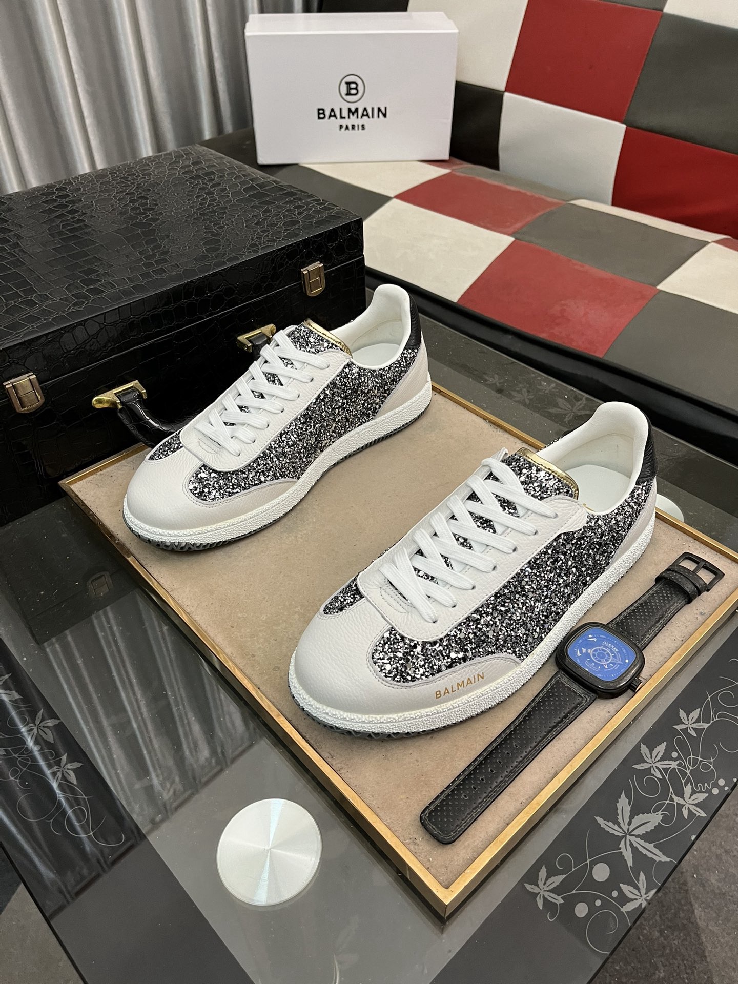 Women Men Top Quality B*almain shoes