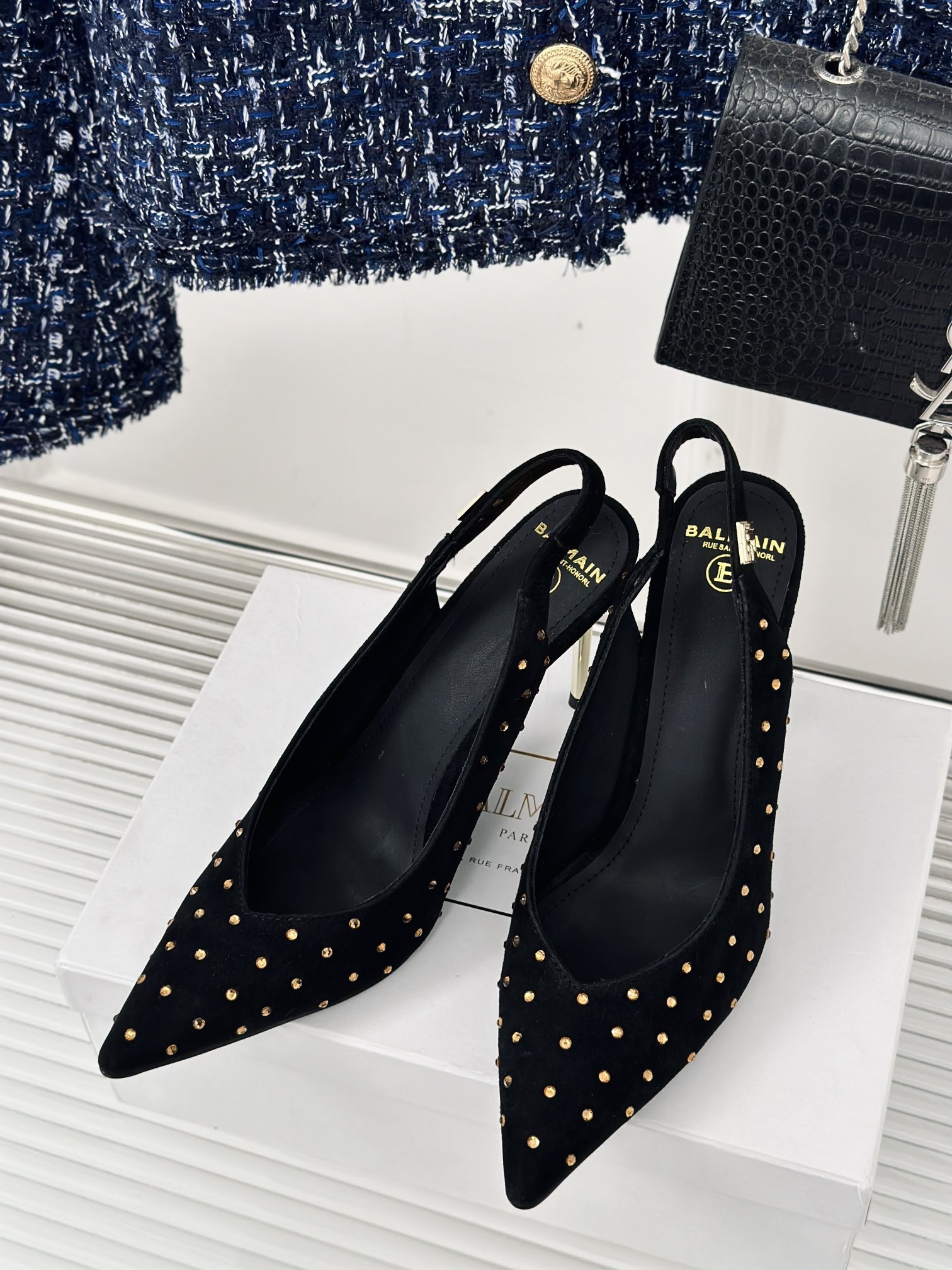 Women Top Quality B*almain shoes 10.5cm