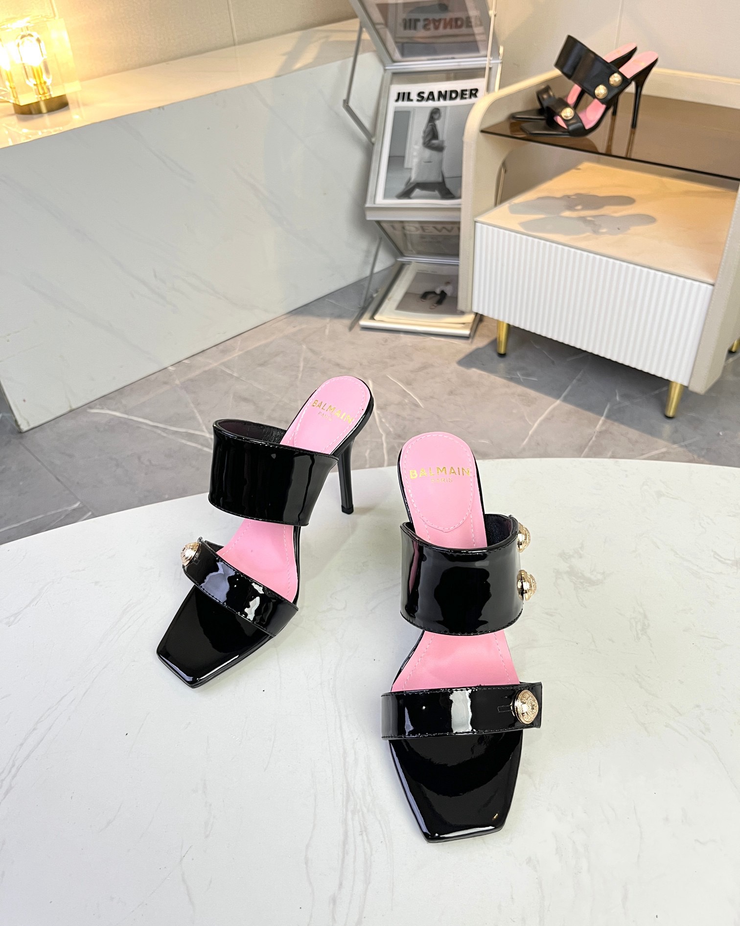 Women Top Quality B*almain shoes 10.5cm