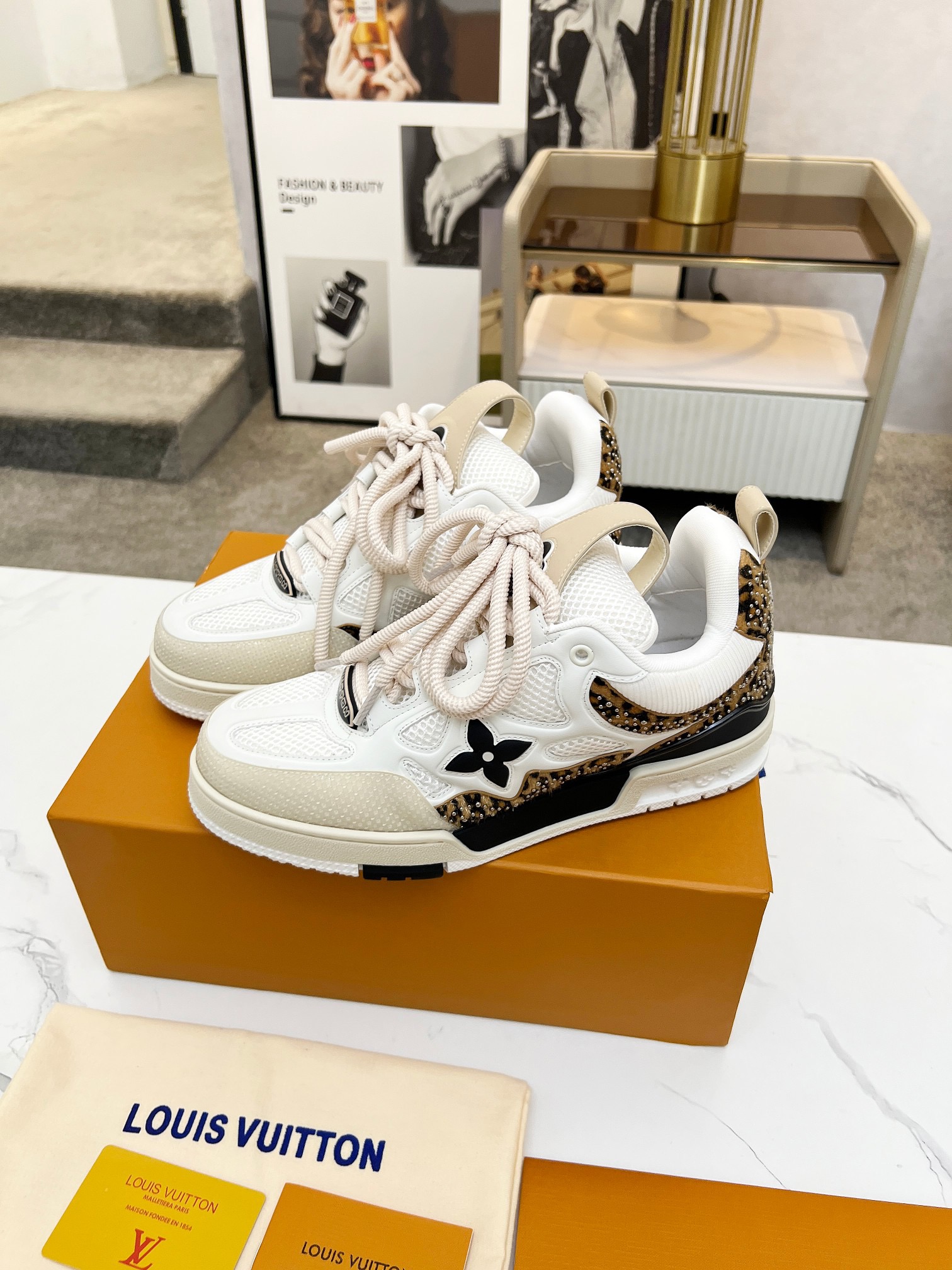 Men Women L*ouis V*uitton Top Sneaker L*V Trainer size 35-46