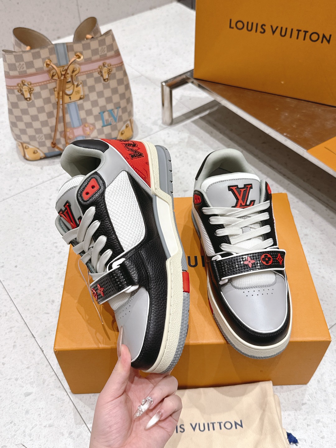 Men Women L*ouis V*uitton Top Sneaker L*V Trainer size 35-46