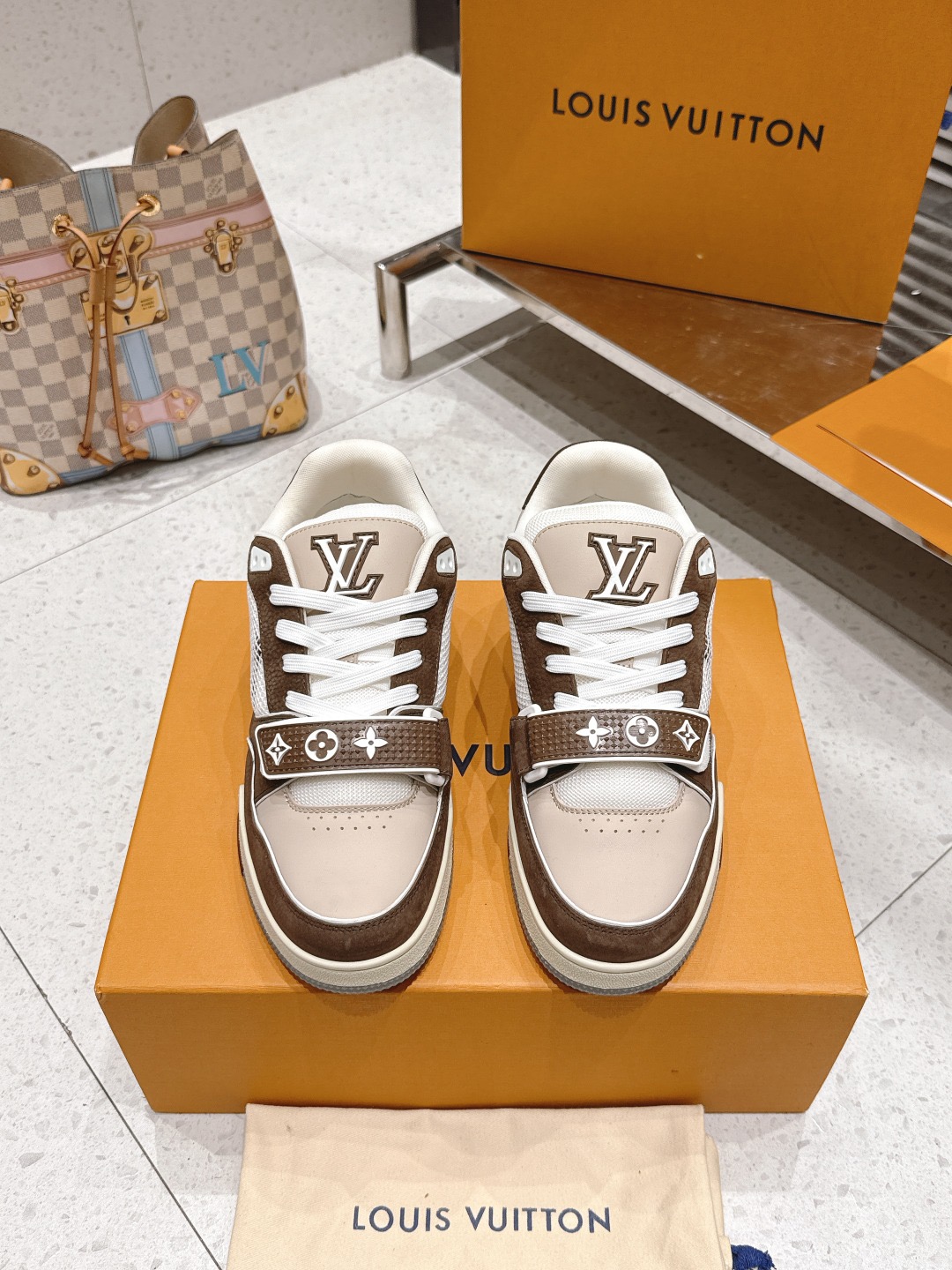 Men Women L*ouis V*uitton Top Sneaker L*V Trainer size 35-46