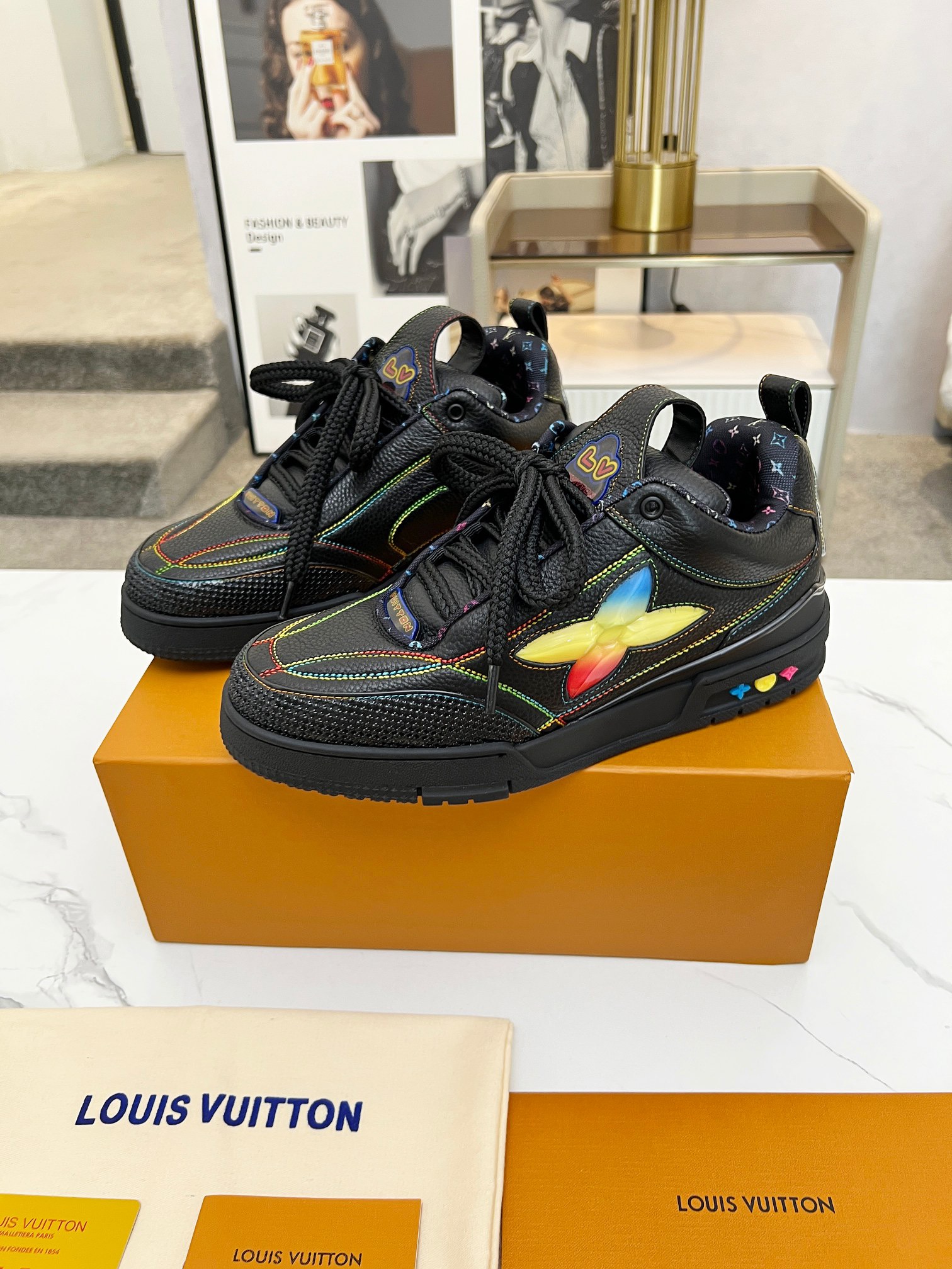 Men Women L*ouis V*uitton Top Sneaker L*V Trainer size 35-46